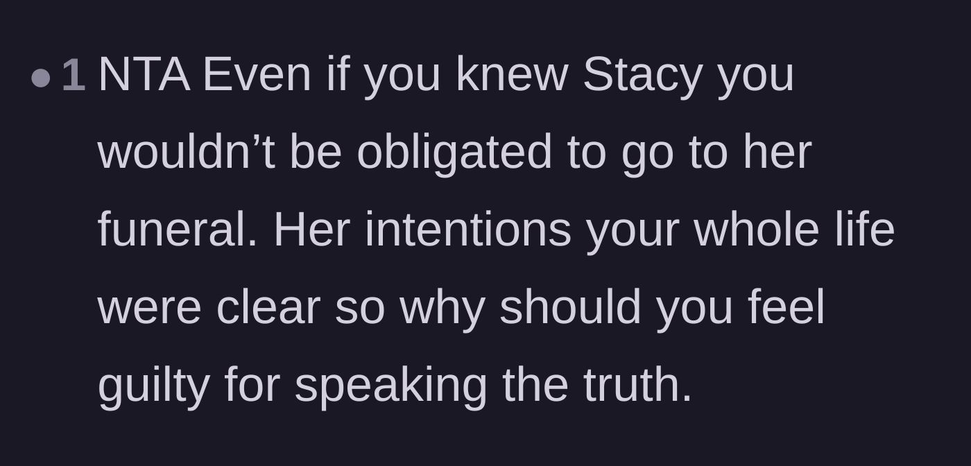 Comment thread 6 - Encouragement to drop the guilt since the biological mother made her intentions perfectly clear from birth.