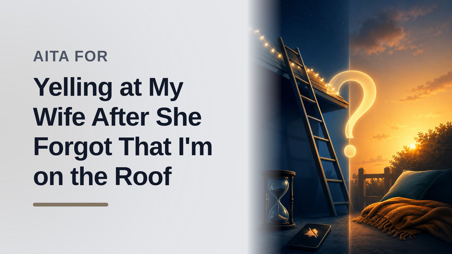 The Devoted Husband Who Was Abandoned on a Freezing Roof by His Chronically Neglectful Wife
