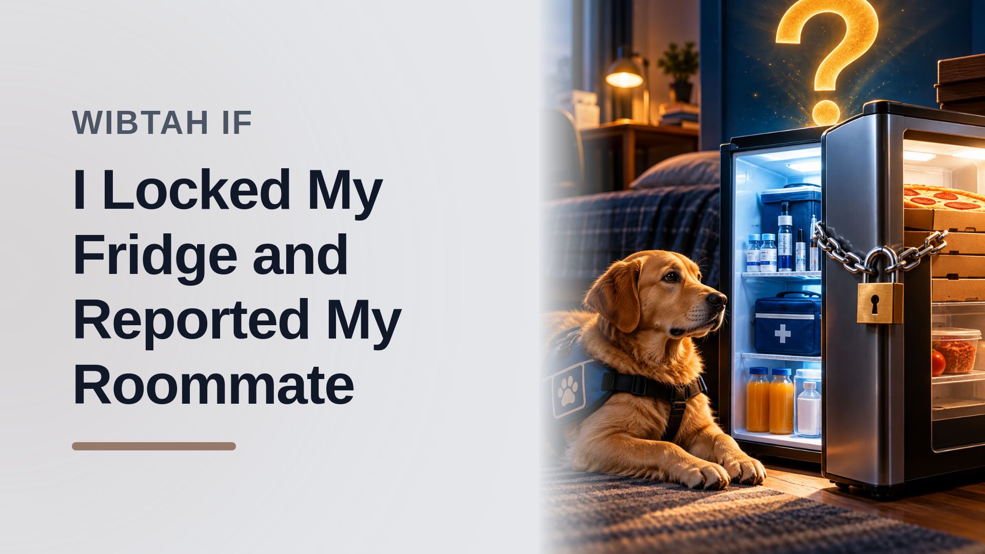 The Boundary-Setting Survivor Who Locked Up His Lifeline Against A Dangerously Selfish Roommate