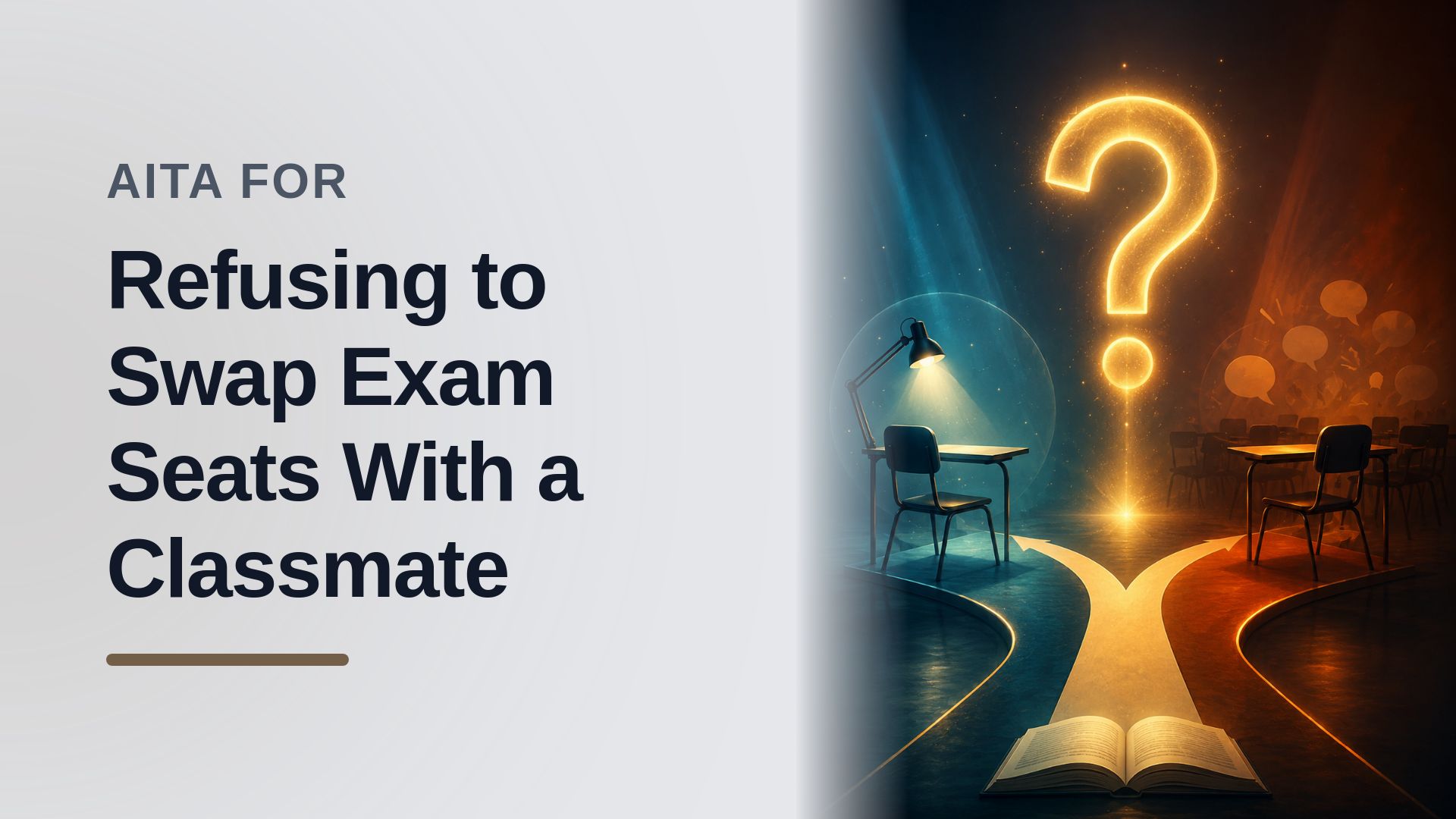 The Diligent Student Who Held His Ground Against The Entitled Exam-Seat Swapper