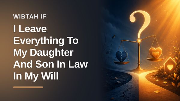 The Misunderstood Father Who Rewrote His Will To Exclude The Resentful Son