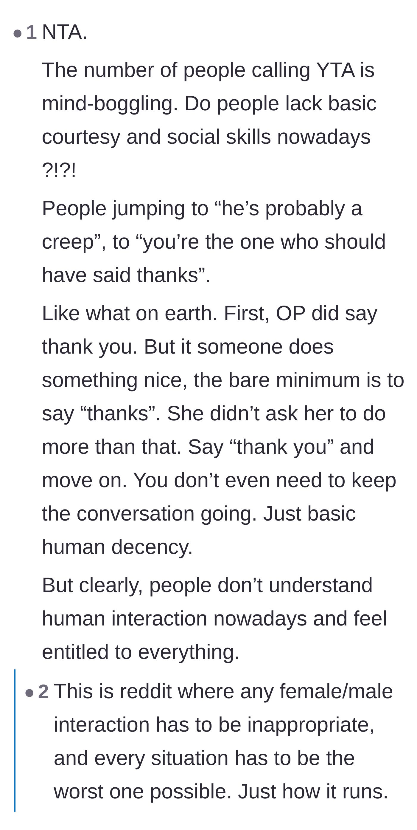 Comment thread 6 - Calling out other commenters who tried to defend the mentee's lack of basic human decency.
