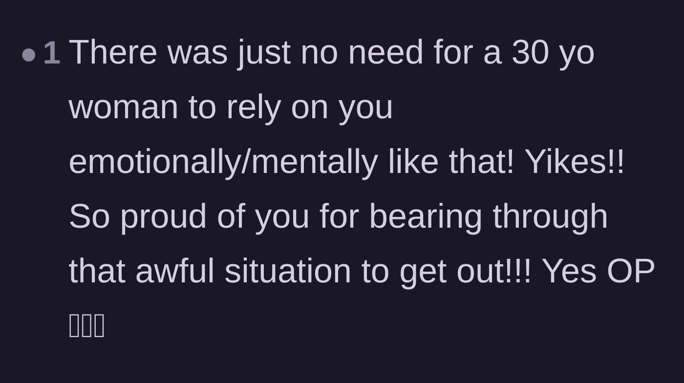 Comment thread 2 - A user pointing out how inappropriate it was for a 30-year-old woman to rely so heavily on a 21-year-old student.