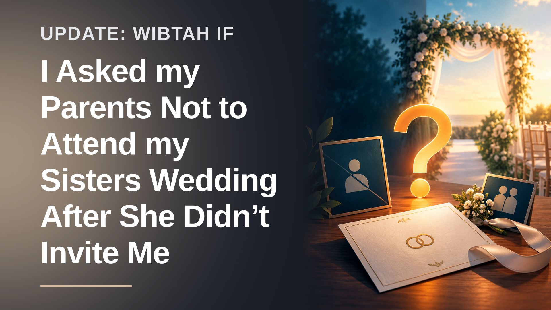 The Excluded Sibling Who Tested Family Loyalties Against The Overwhelmed Bride