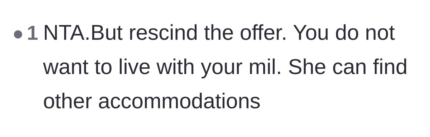 Comment thread 4 - A straightforward command to cancel the living arrangement entirely.