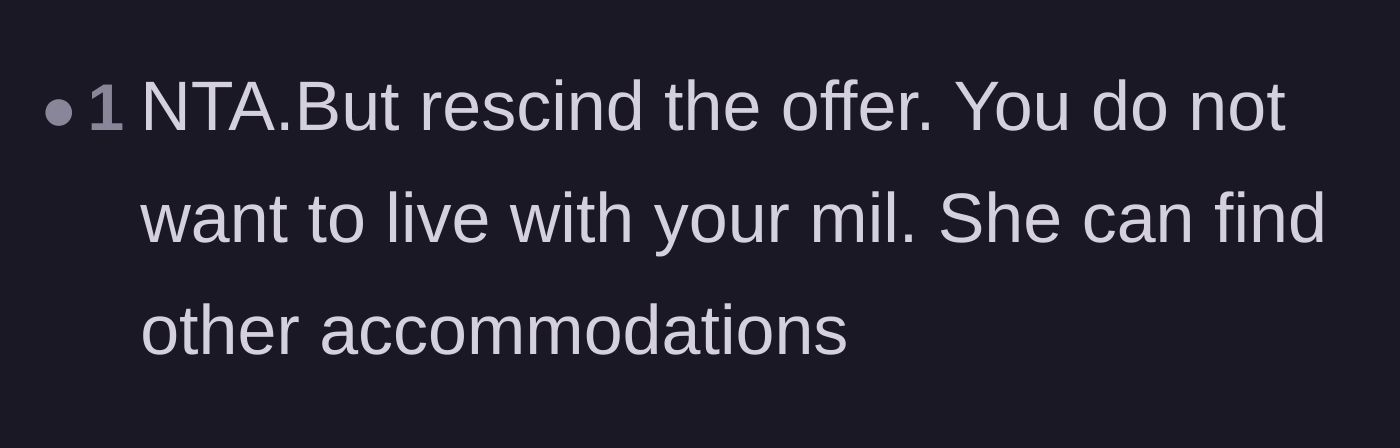 Comment thread 4 - A straightforward command to cancel the living arrangement entirely.