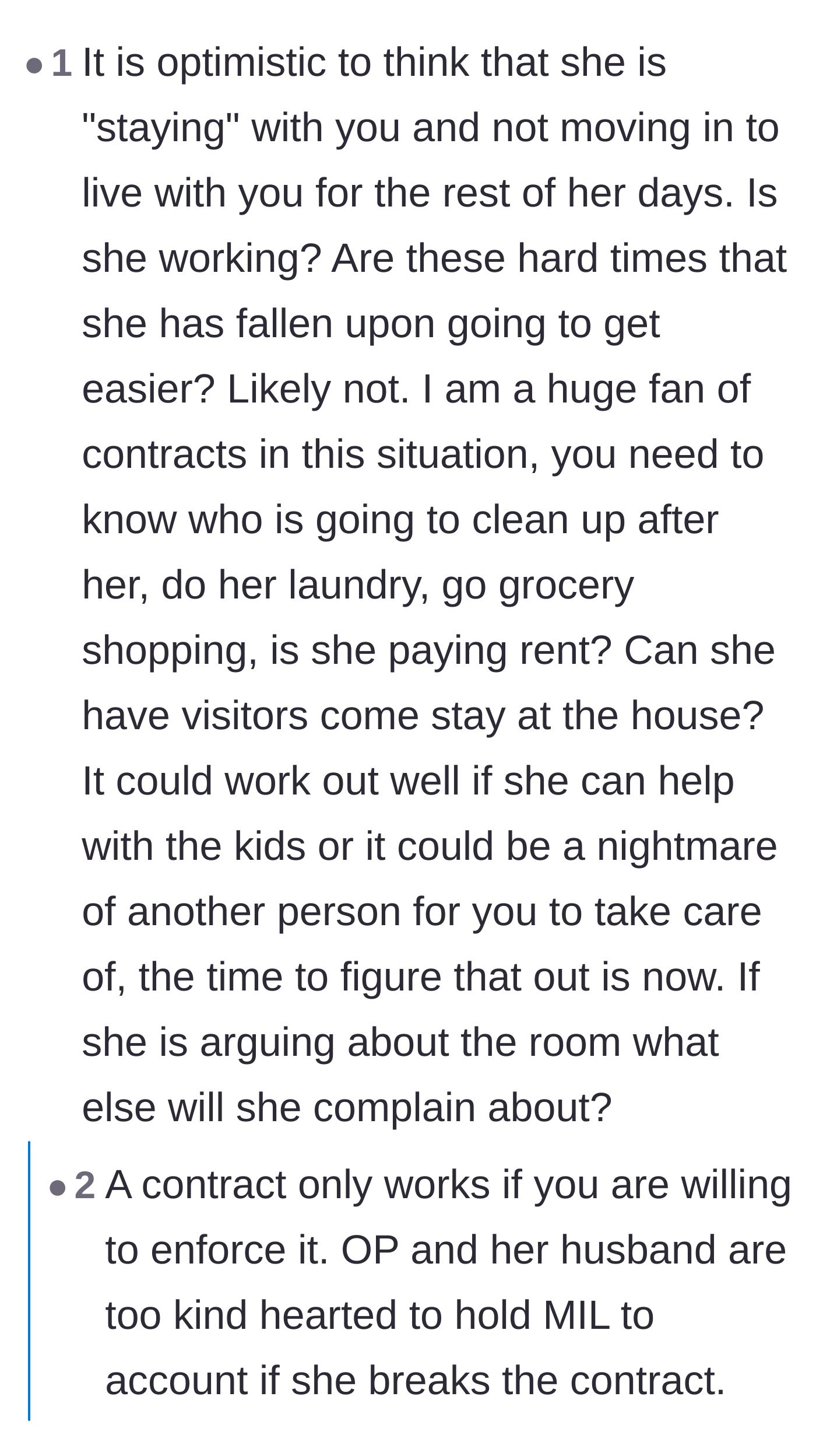 Comment thread 5 - Discussions on the harsh reality that this move is permanent and requires a serious roommate contract.