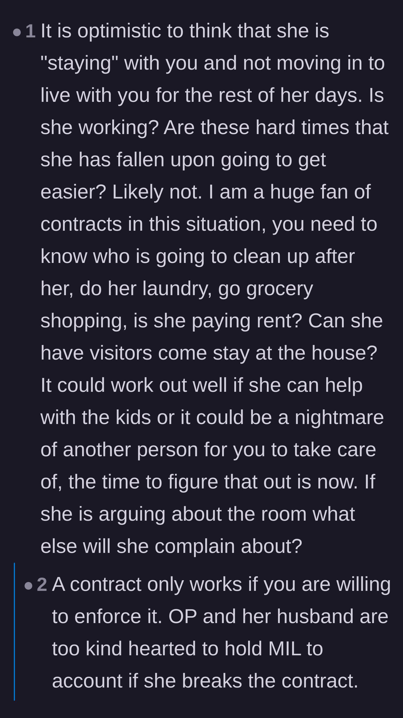 Comment thread 5 - Discussions on the harsh reality that this move is permanent and requires a serious roommate contract.