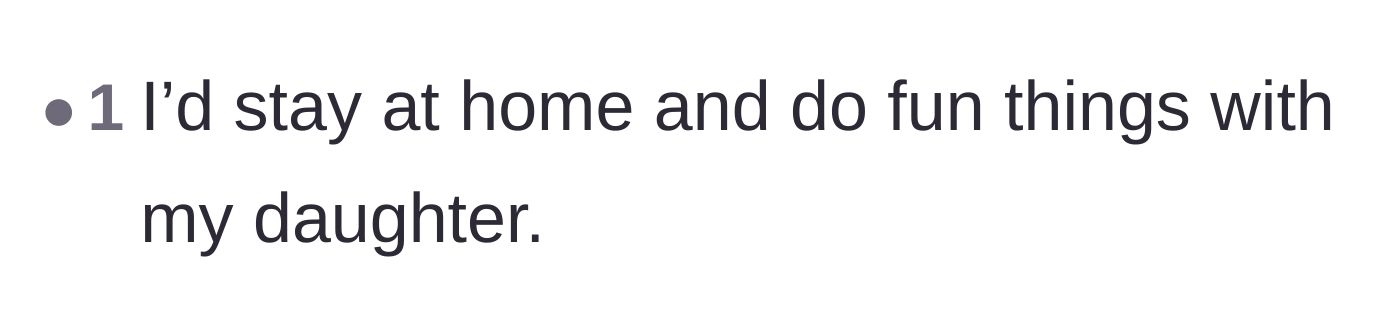 Comment thread 6 - A simple suggestion for the mother and daughter to stay home and make their own memories next year
