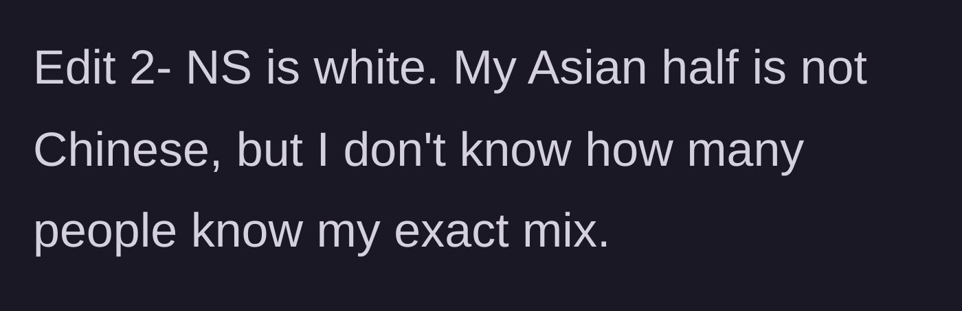 Story part 7 - Main character clarifies the racial dynamics between them and the coworker.