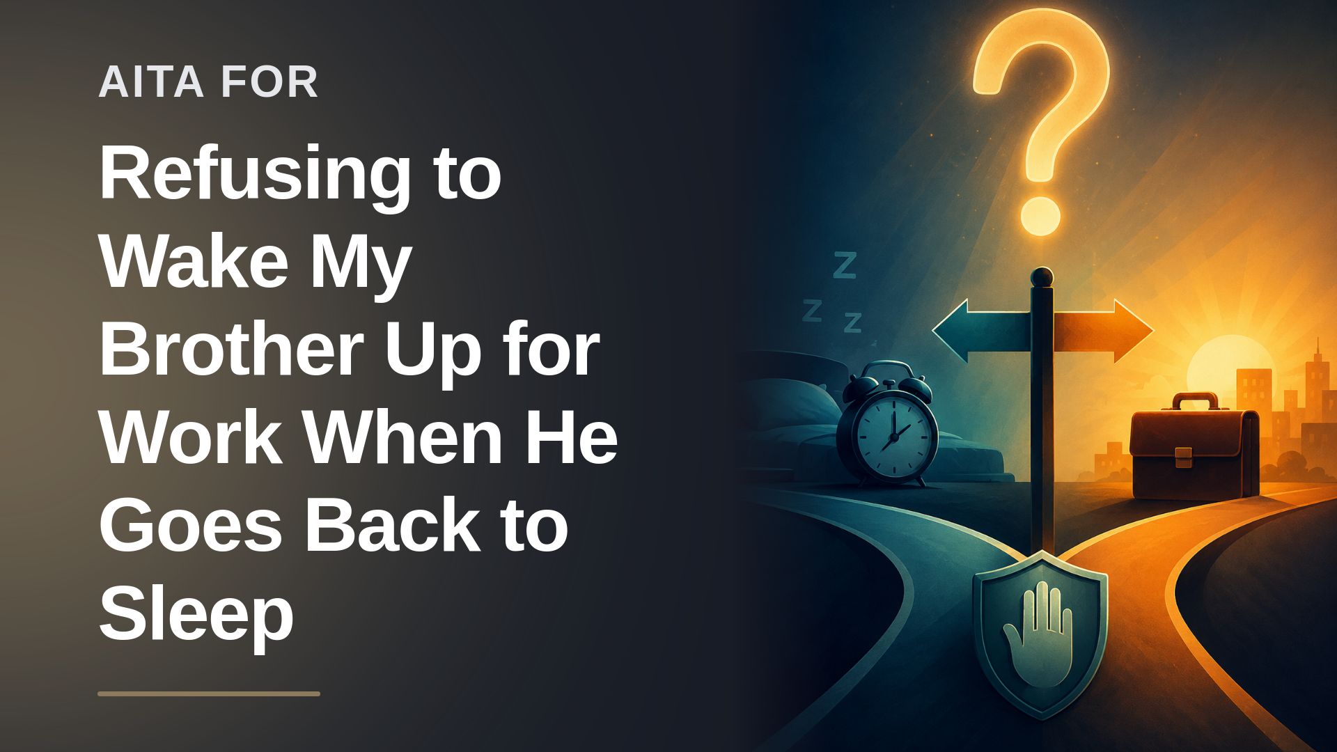 The Exhausted Older Brother Who Refused to Be His 18-Year-Old Sibling’s Human Alarm Clock