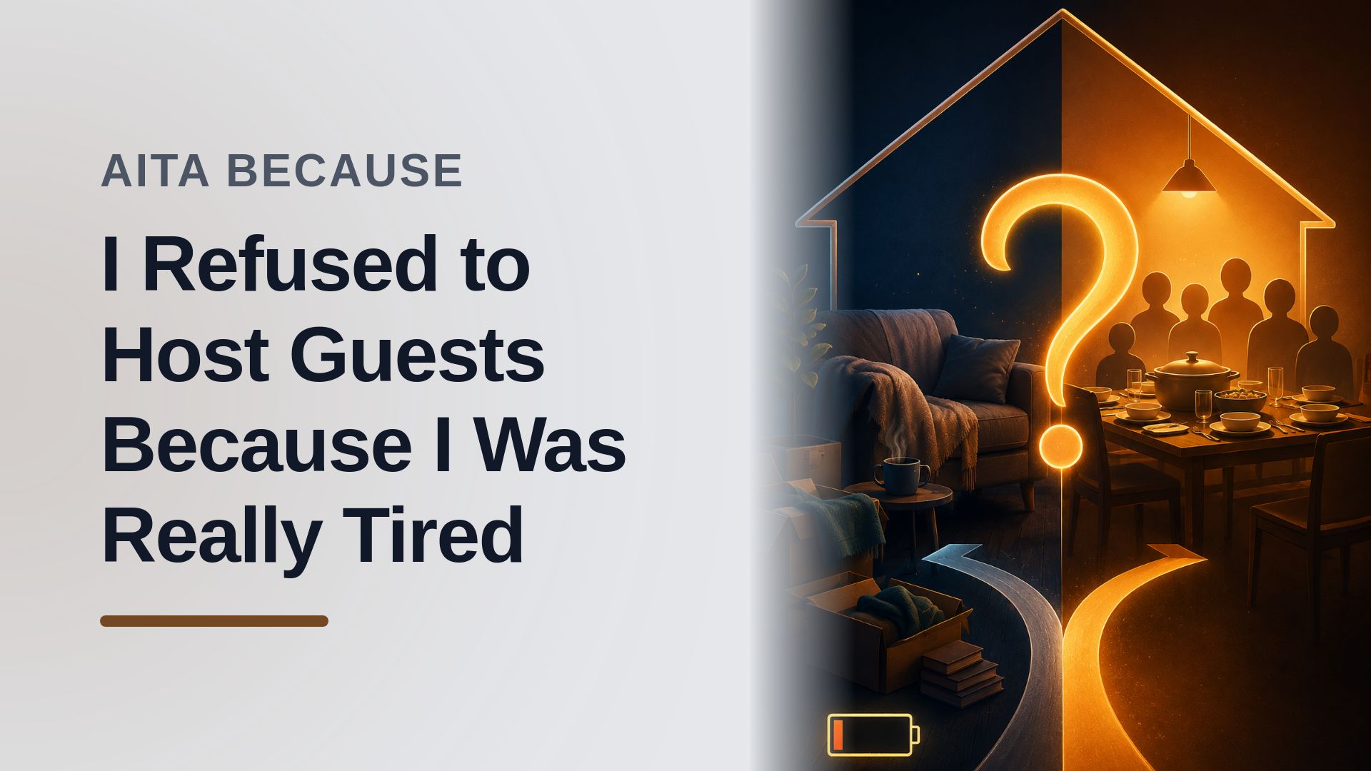 The Exhausted Parent Who Refused to Cater to Her Husband's Boundary-Stomping Dinner Ambush