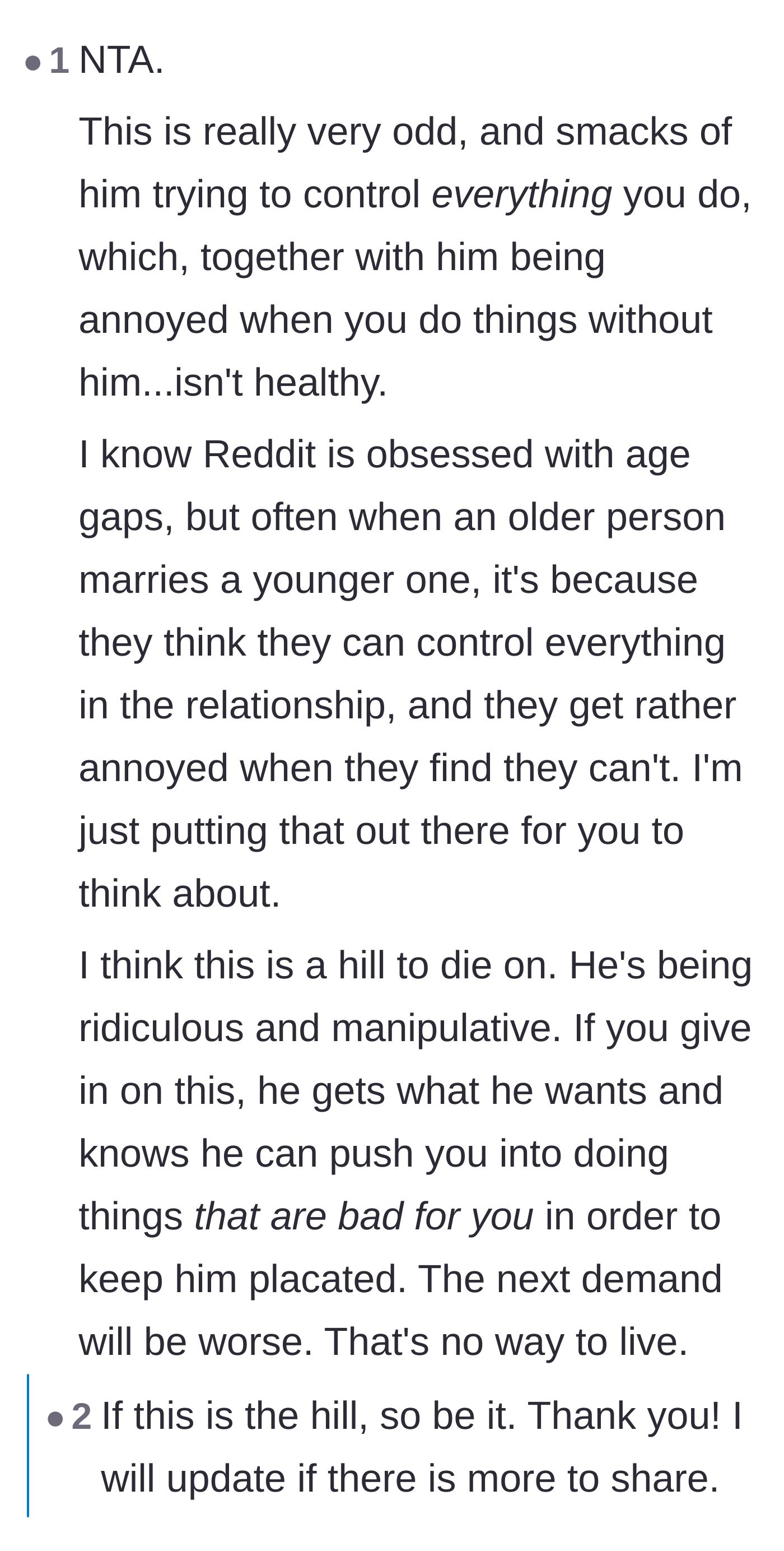 Comment thread 3 - A discussion about how sleep deprivation is a control tactic and why prioritizing rest is essential for health.