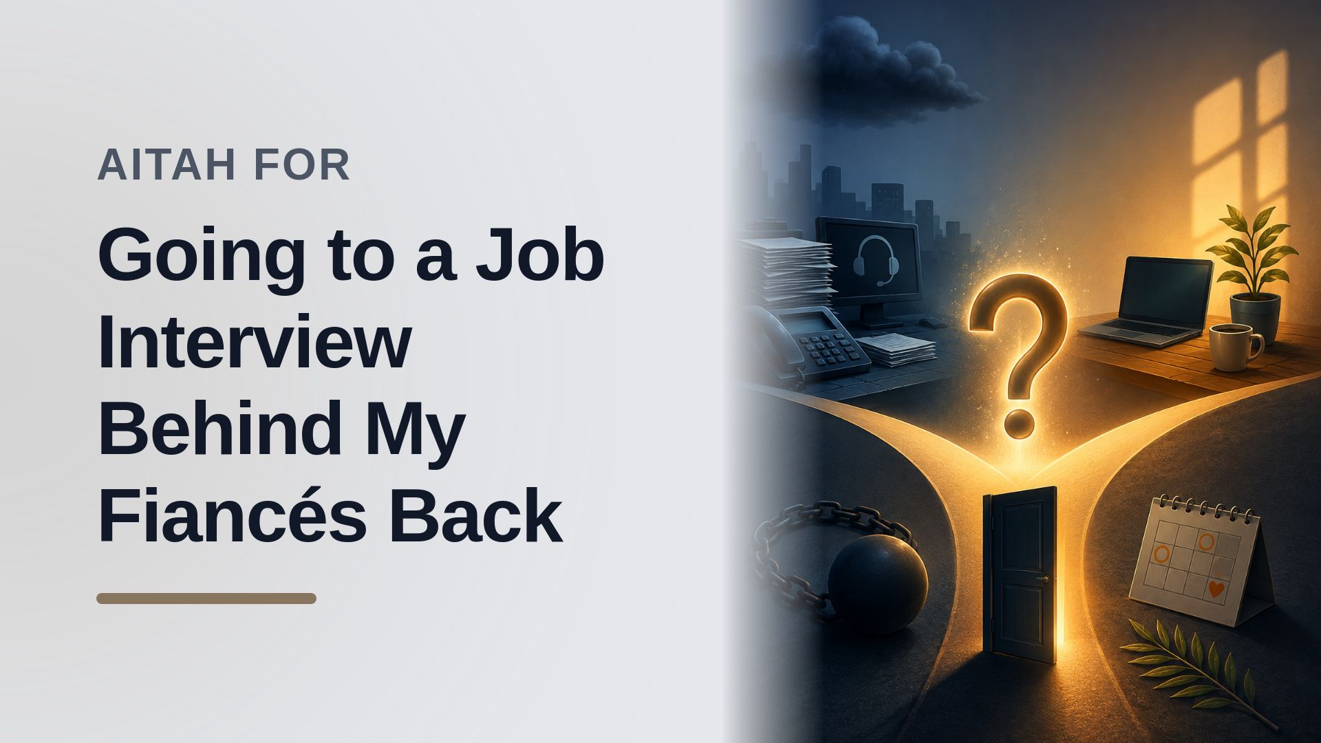 The Exhausted Worker Who Booked a Secret Interview Against His Fiancé's Wishes