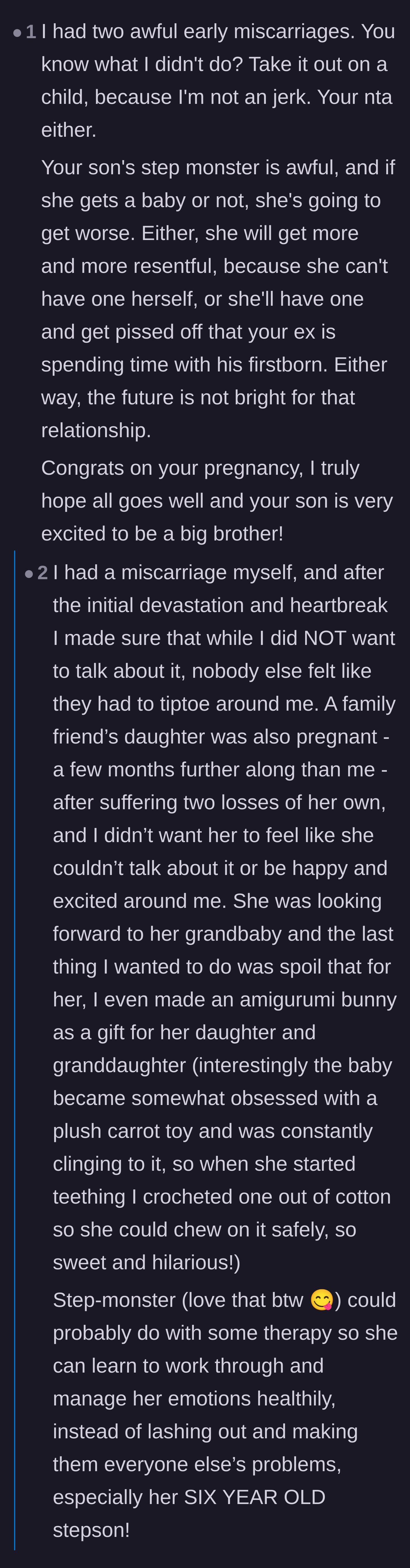 Comment thread 3 - Women who have experienced pregnancy loss sharing their perspectives on managing grief around children