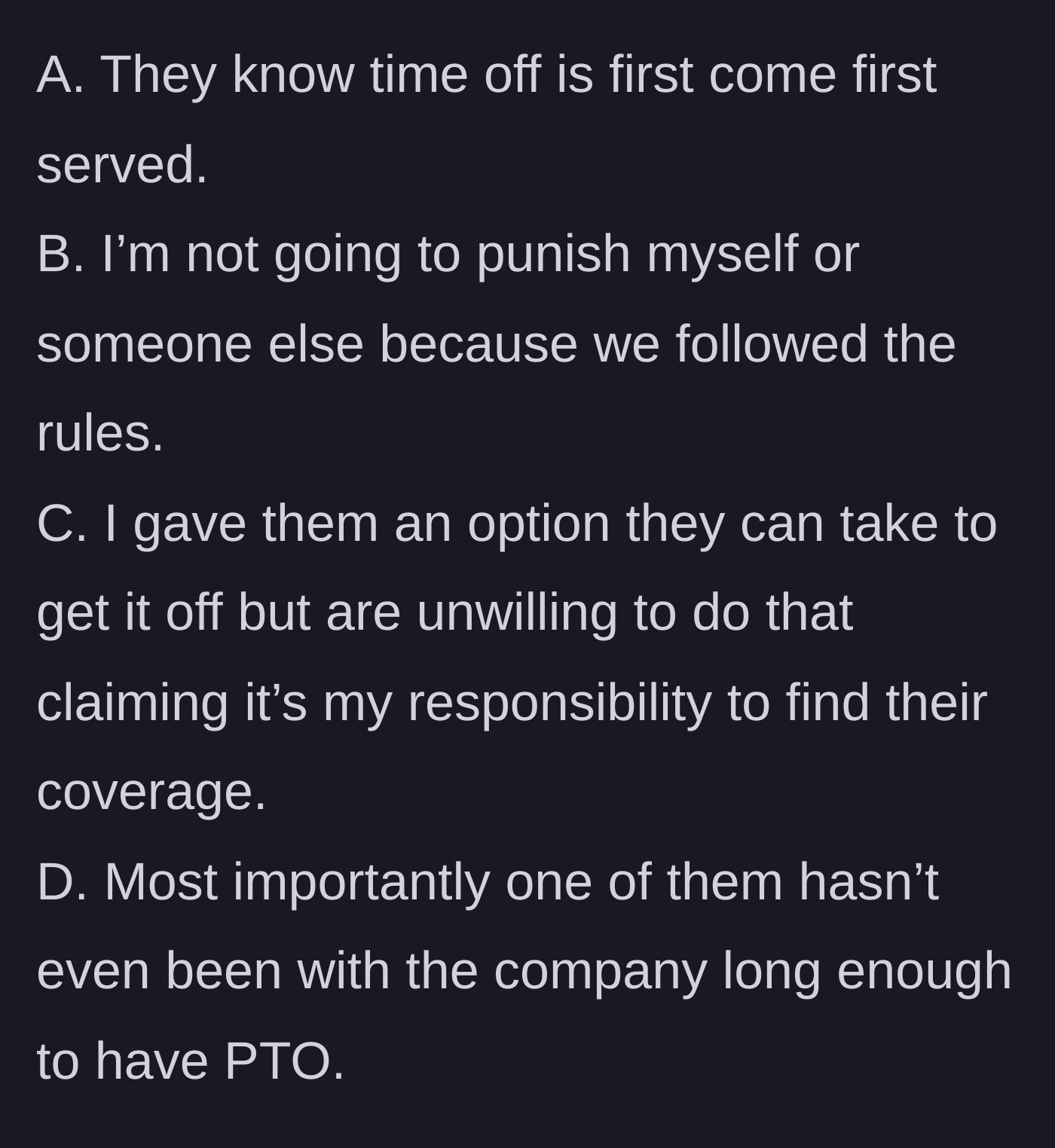 Story part 4 - A highlighted checklist showing basic workplace rules being checked off one by one.