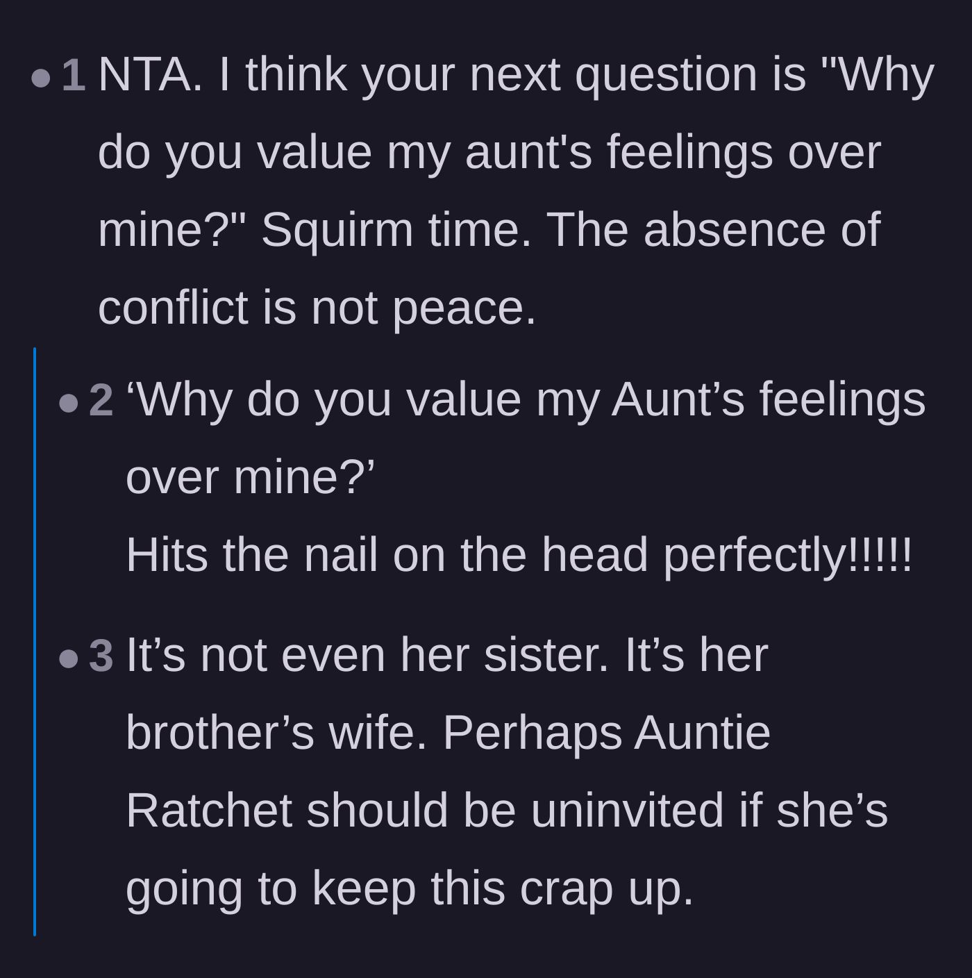 Comment thread 4 - Sharing personal stories of generational trauma and enabling mothers