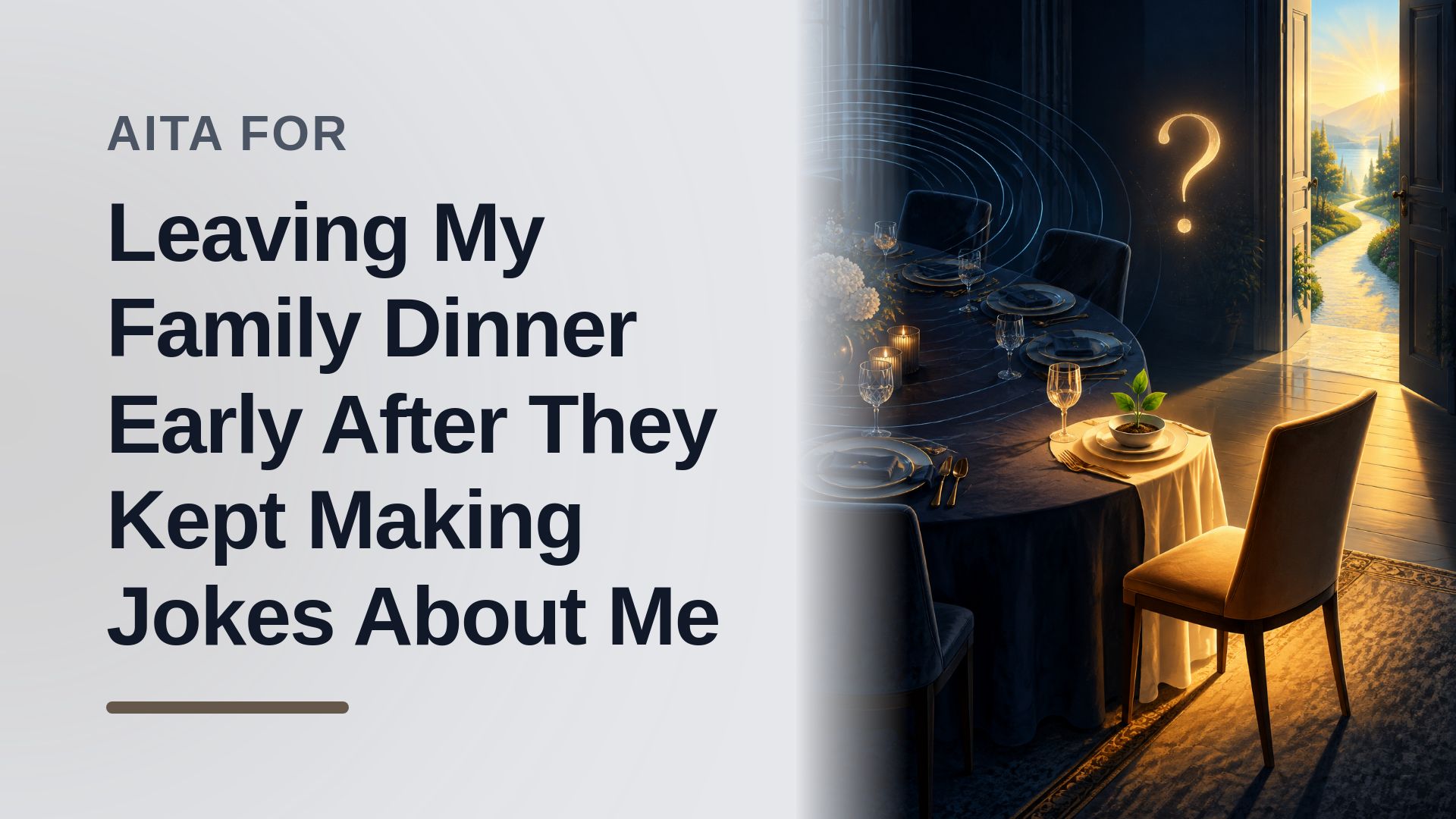 The Family Scapegoat Who Walked Out On The Dinner Table Bullies And Their Enablers