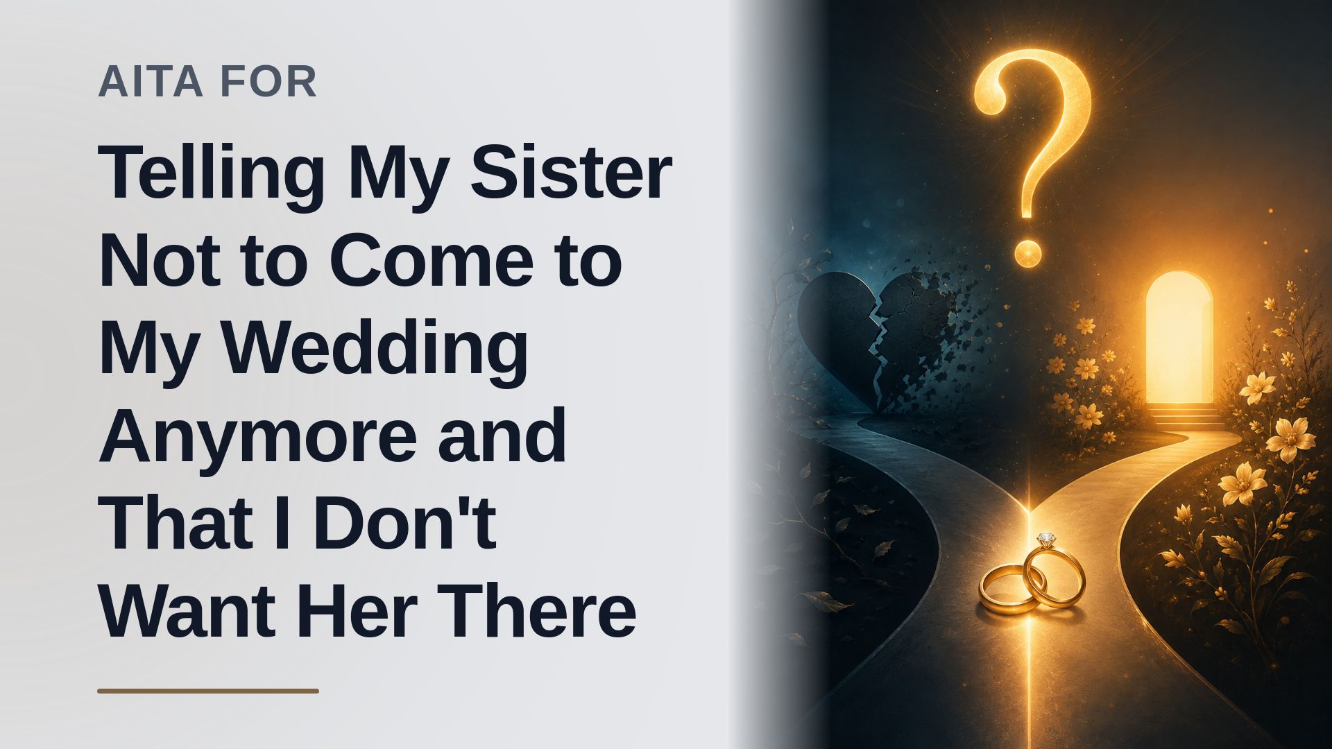 The Stressed Bride Who Dropped the Nuclear Option on Her Chronically Lazy Sister
