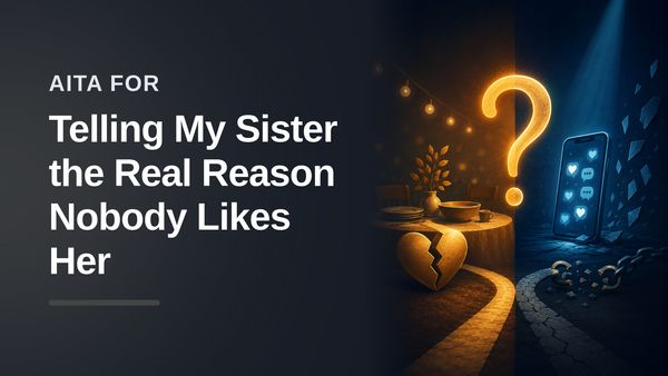 The Fed-Up Brother Who Dropped a Truth Bomb on His Social Media Narcissist Sister