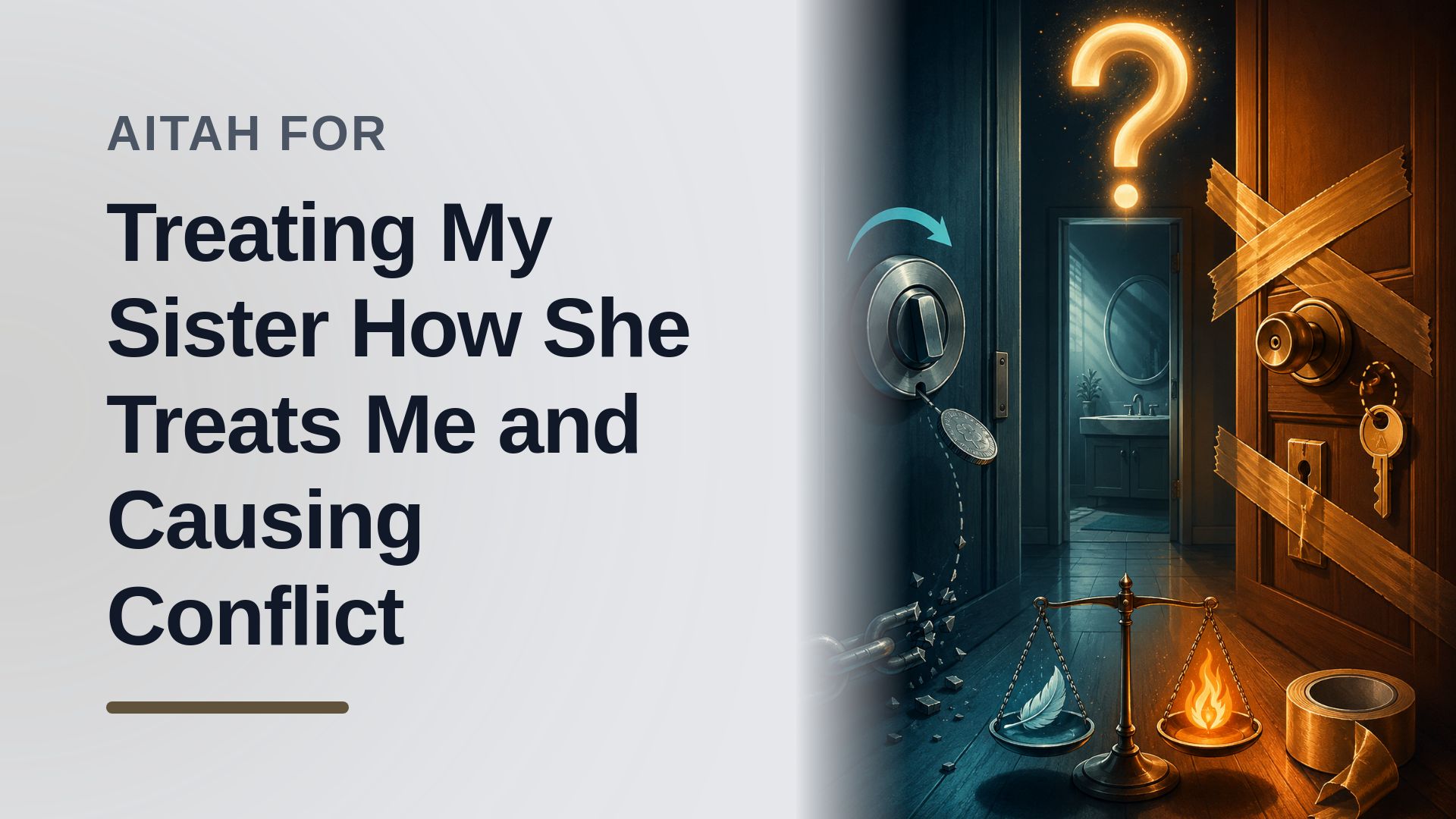 The Fed-Up Sibling Who Launched A Hilarious Bathroom Turf War Against Their Entitled Sister