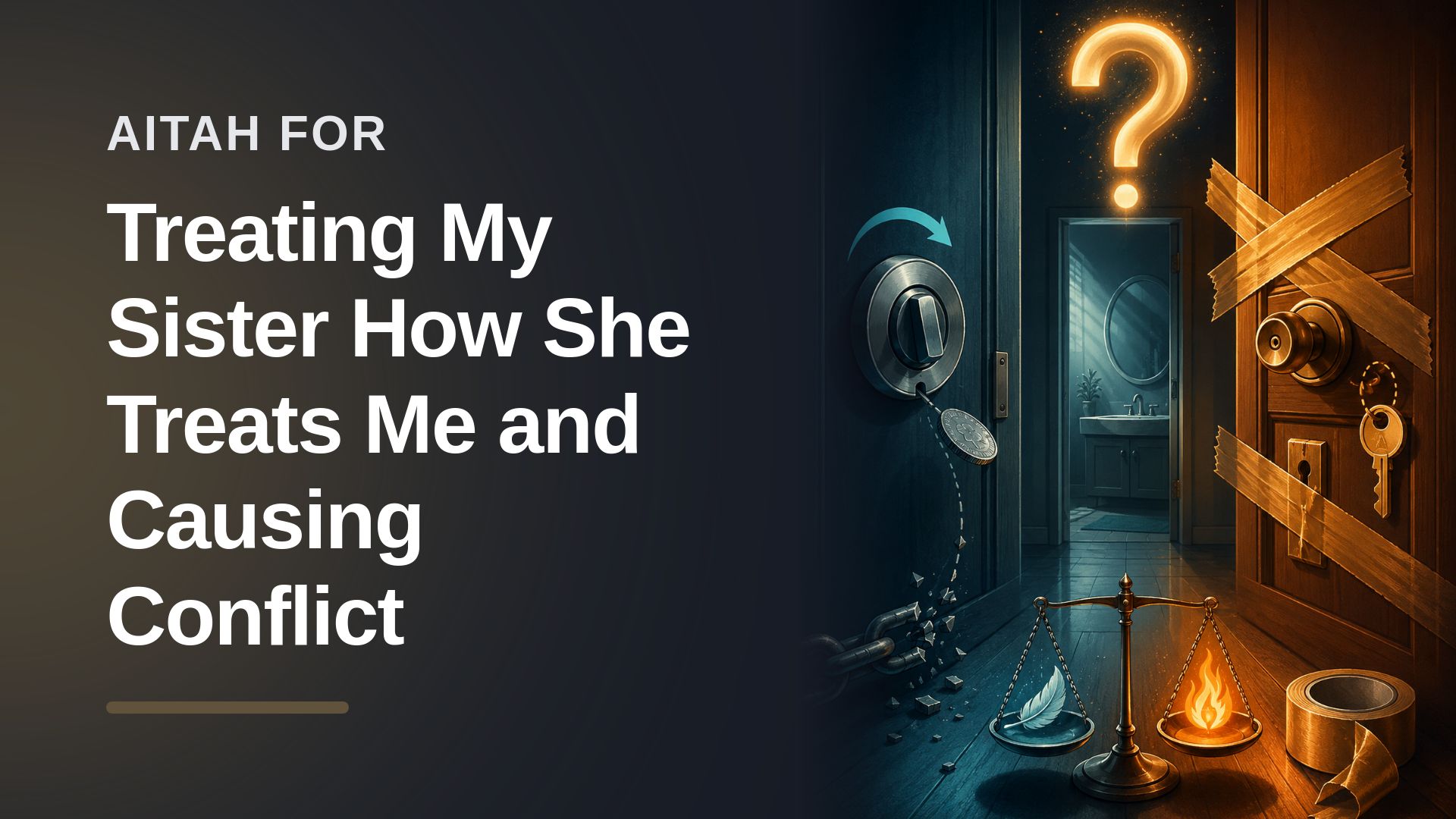 The Fed-Up Sibling Who Launched A Hilarious Bathroom Turf War Against Their Entitled Sister