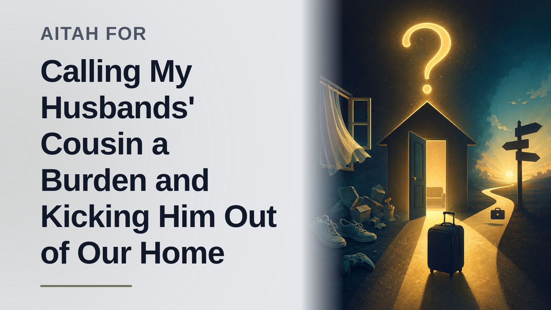 The Fed-Up Wife Who Finally Evicted Her Husband's Entitled, Freeloading Cousin