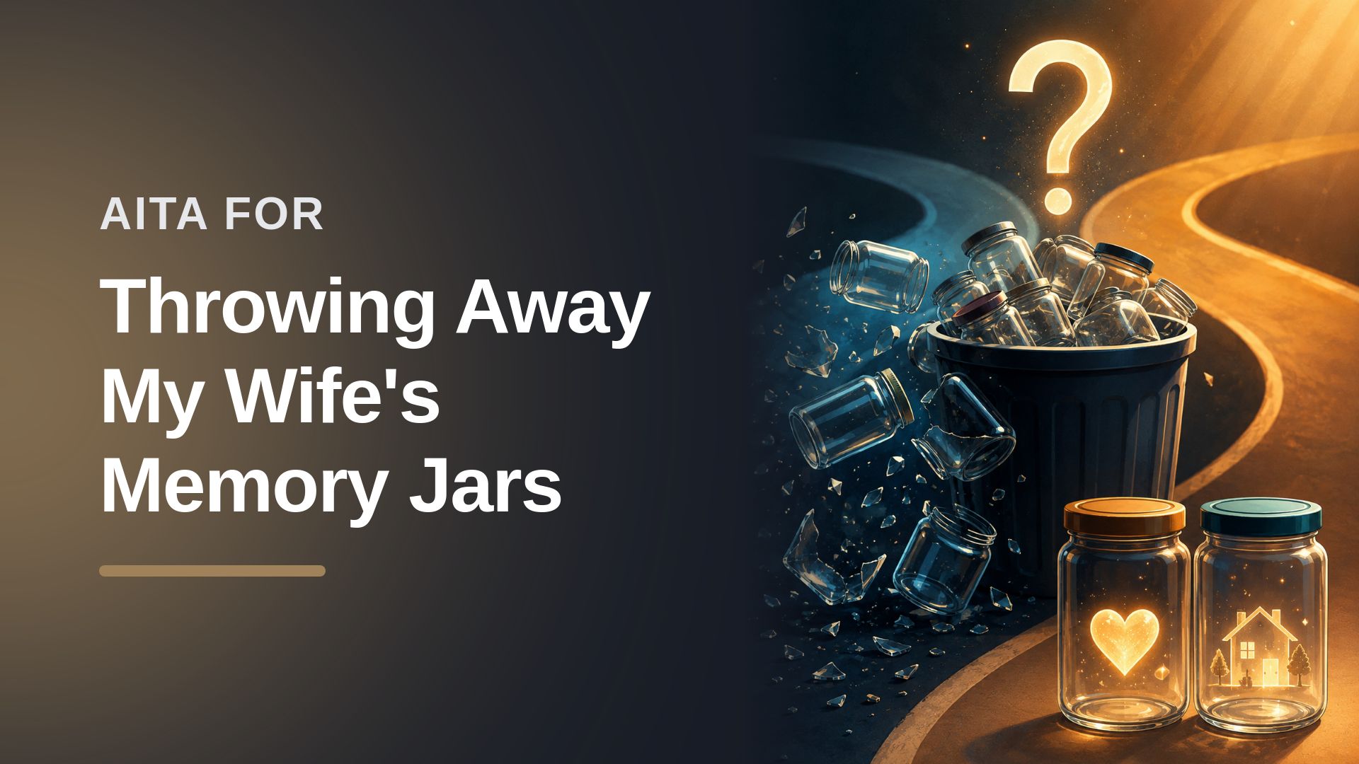The Frustrated Pragmatist Who Betrayed The Sentimental Hoarder Over 40 Empty Jars