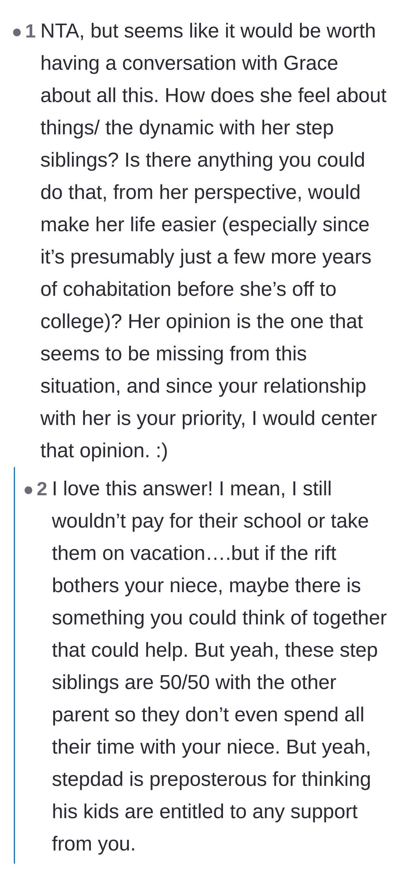 Comment thread 3 - The author reveals she already pays for the entire household's groceries and takeout, sparking outrage at the stepfather's ingratitude.