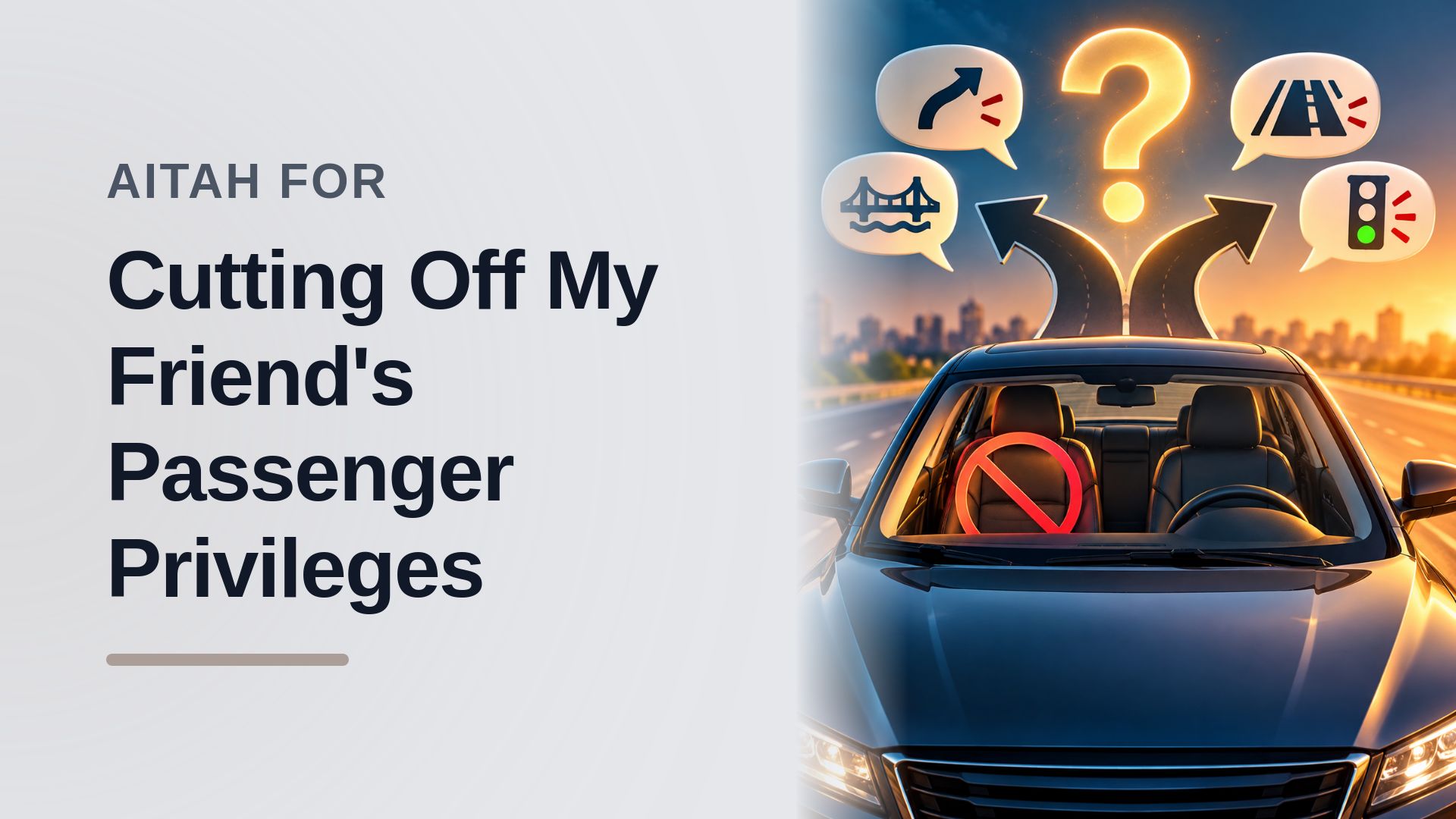 The Generous Friend Who Finally Hit the Brakes on Her Entitled Backseat Driver