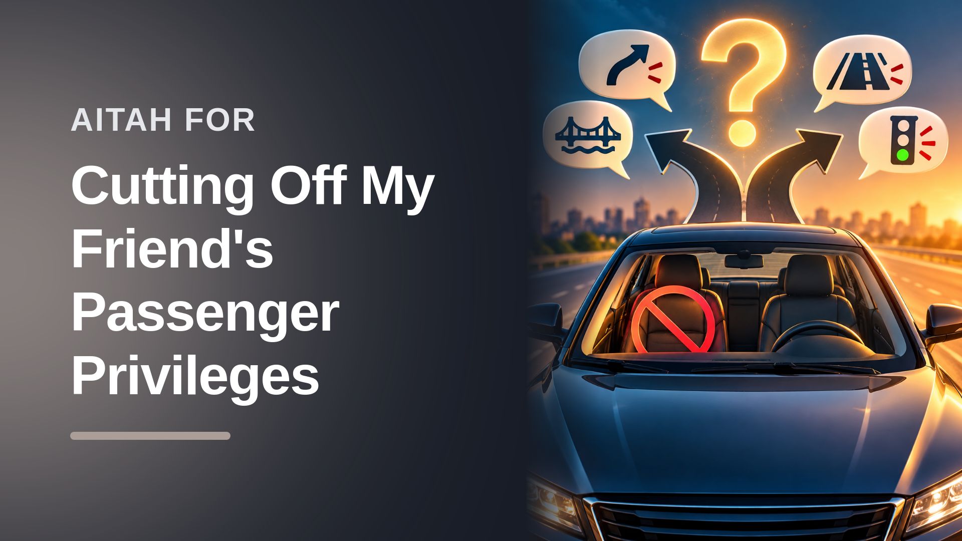 The Generous Friend Who Finally Hit the Brakes on Her Entitled Backseat Driver