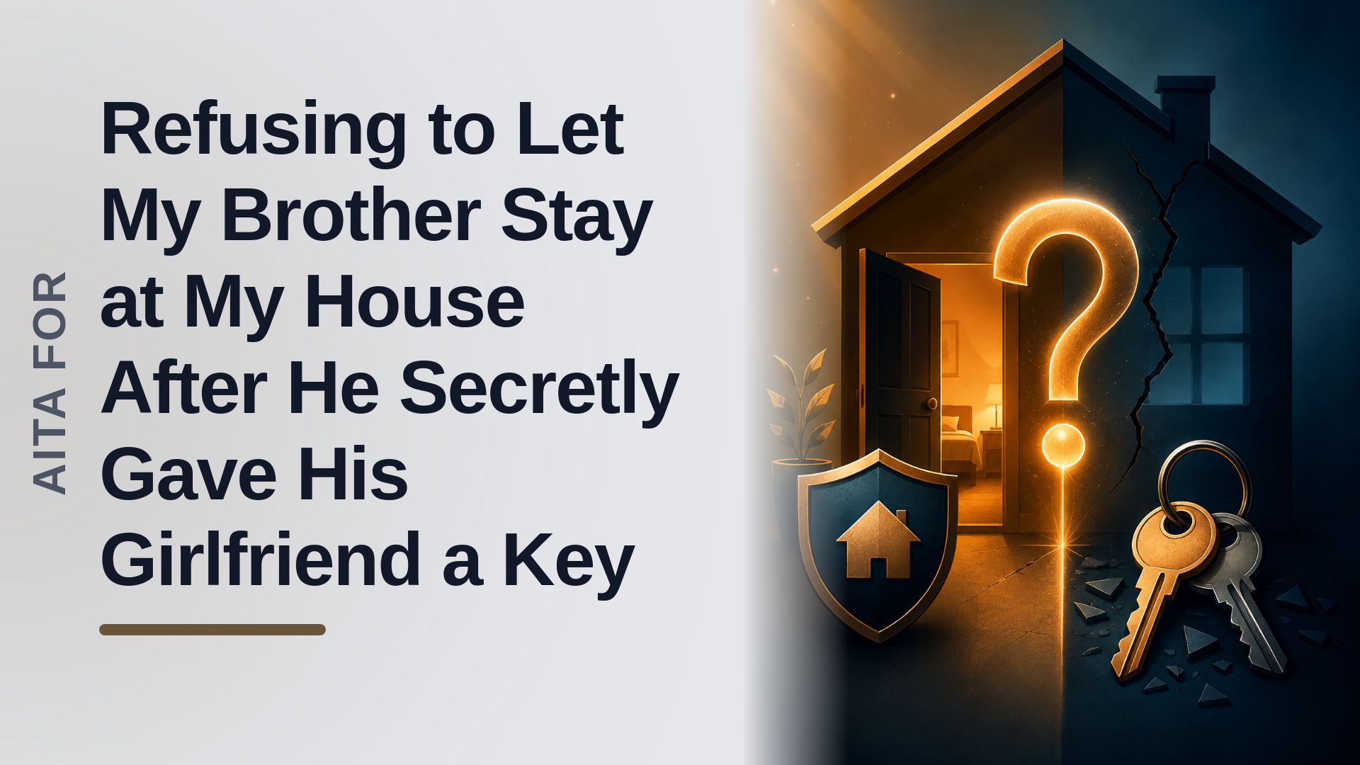 The Generous Host Who Evicted Their Entitled Sibling Over a Secretly Copied House Key