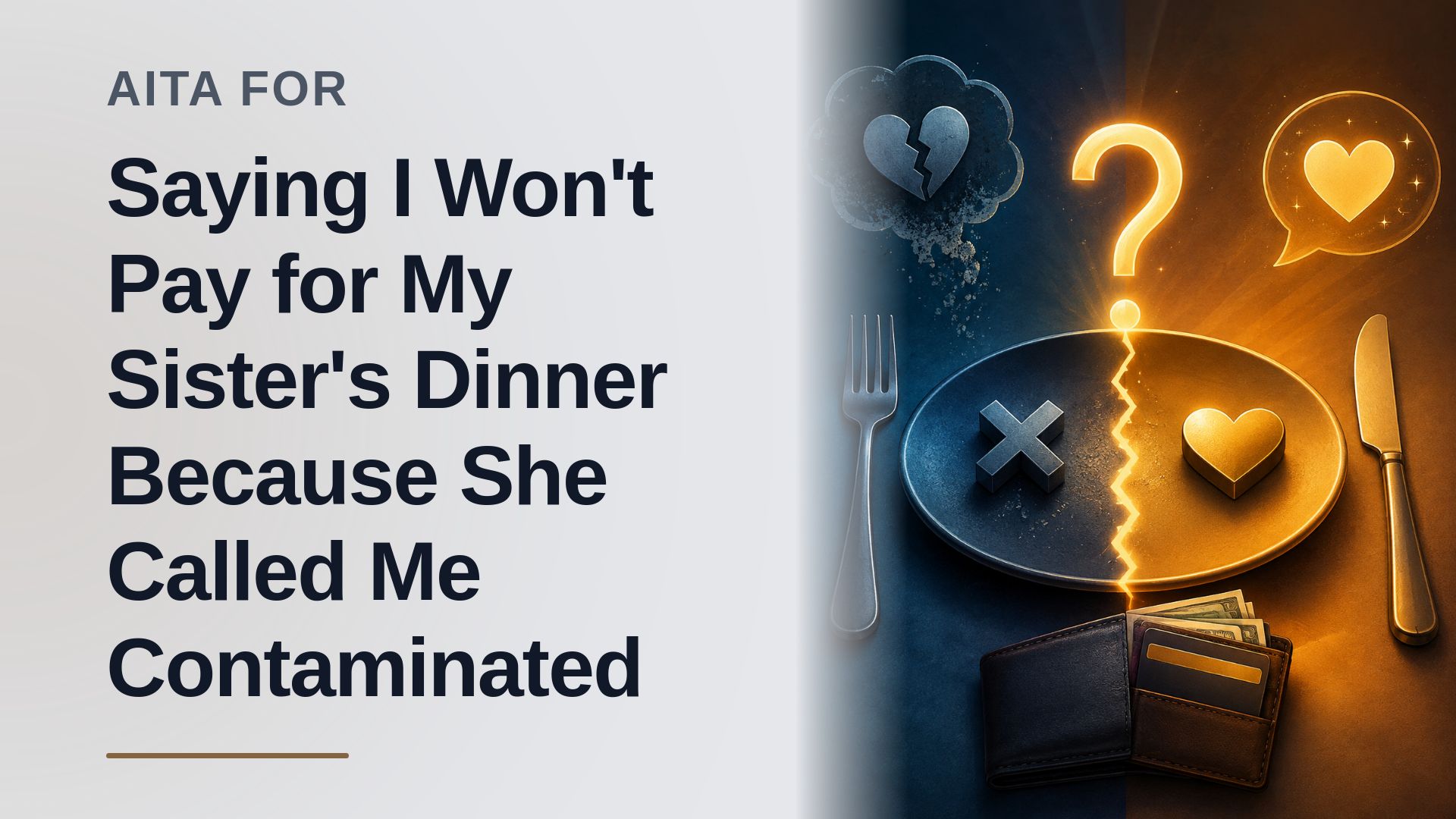 The Generous Host Who Slashed the Dinner Bill After Her Creepy Sibling's Audacious 'Purity' Joke