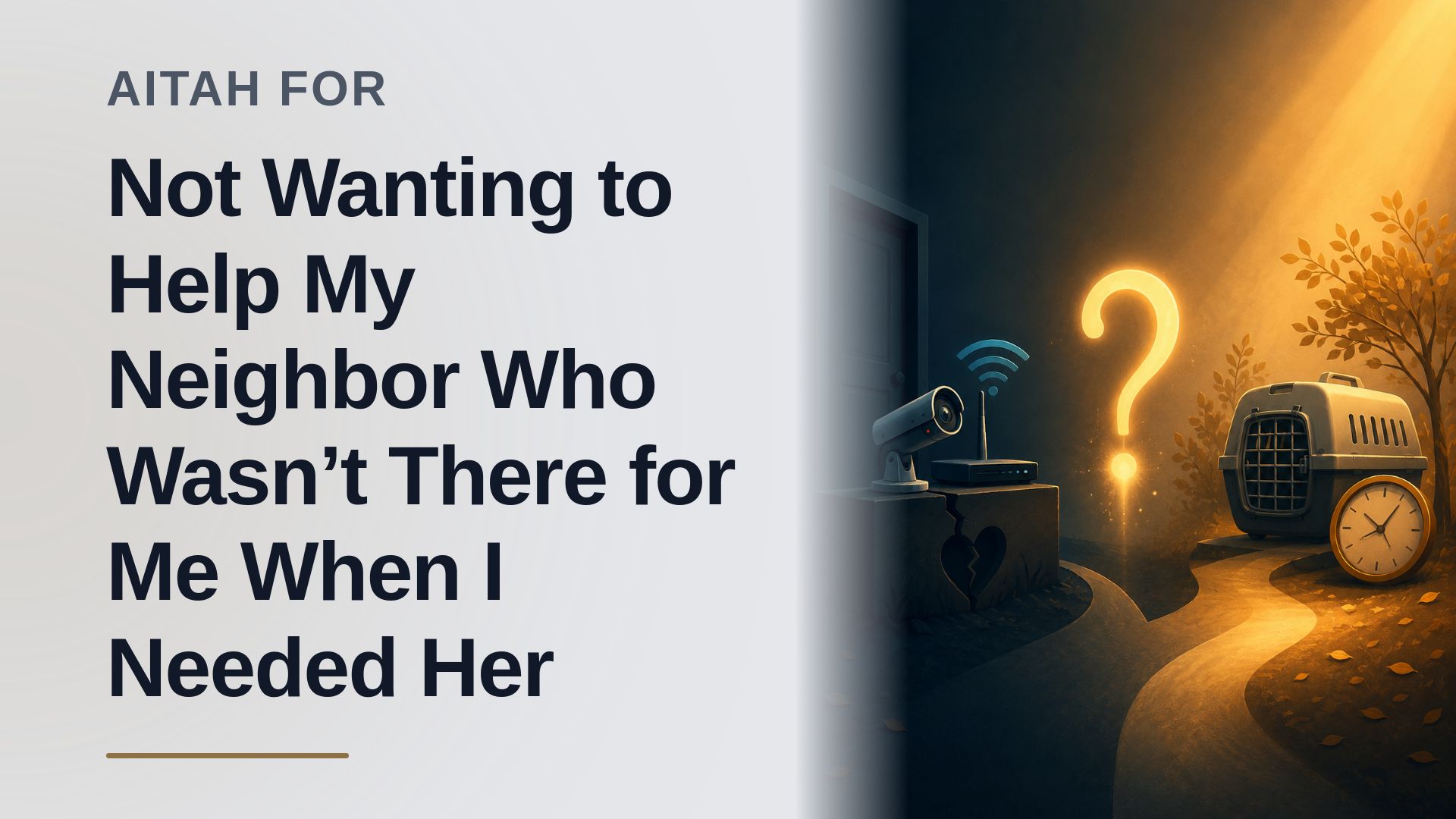 The Generous Neighbor Who Finally Shut Down a Fair-Weather User