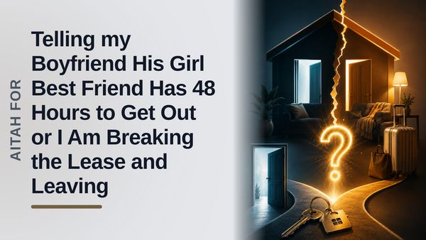 The Exhausted Girlfriend Who Dropped A 48-Hour Eviction Notice On The Boundary-Stomping Boyfriend And His 'Platonic' Bestie