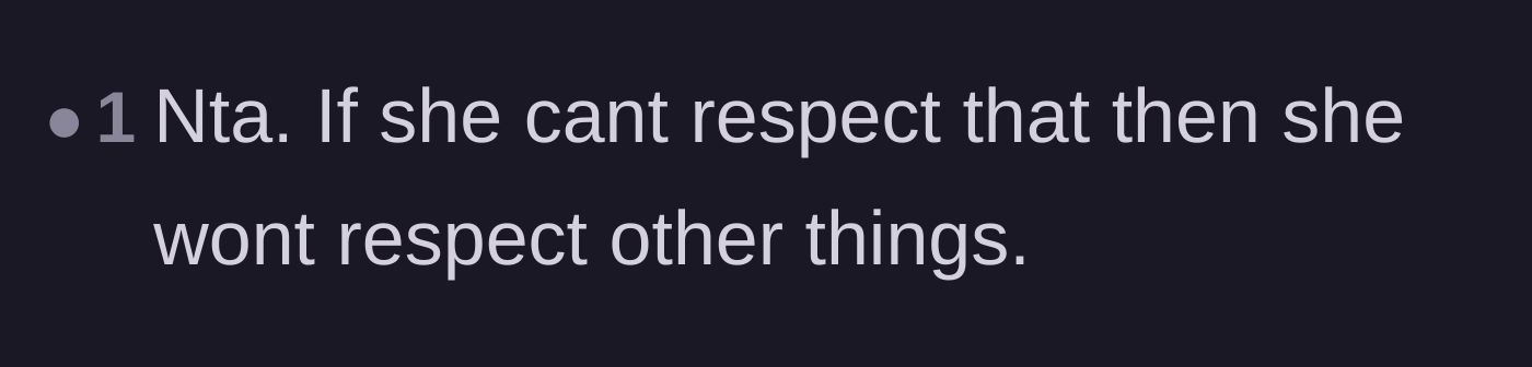 Comment thread 2 - A warning that disrespecting a name is a gateway to larger relationship issues.