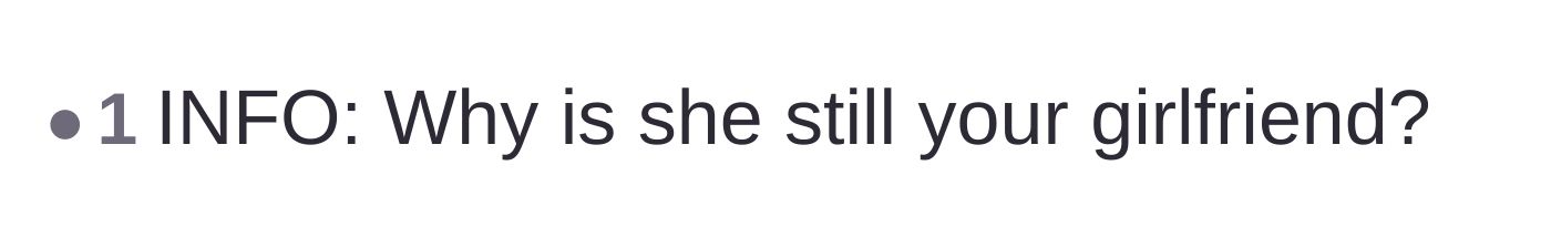 Comment thread 6 - A direct question asking why the main character is still staying in the relationship.