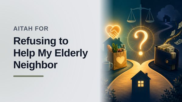 The Good Neighbor Who Drew a Hard Line Against an Exploitative Son's $1,500 Hustle