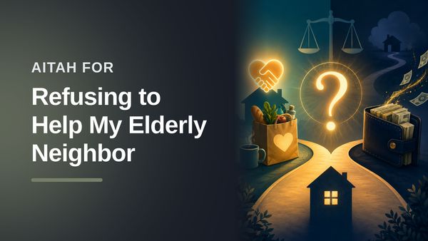 The Good Neighbor Who Drew a Hard Line Against an Exploitative Son's $1,500 Hustle
