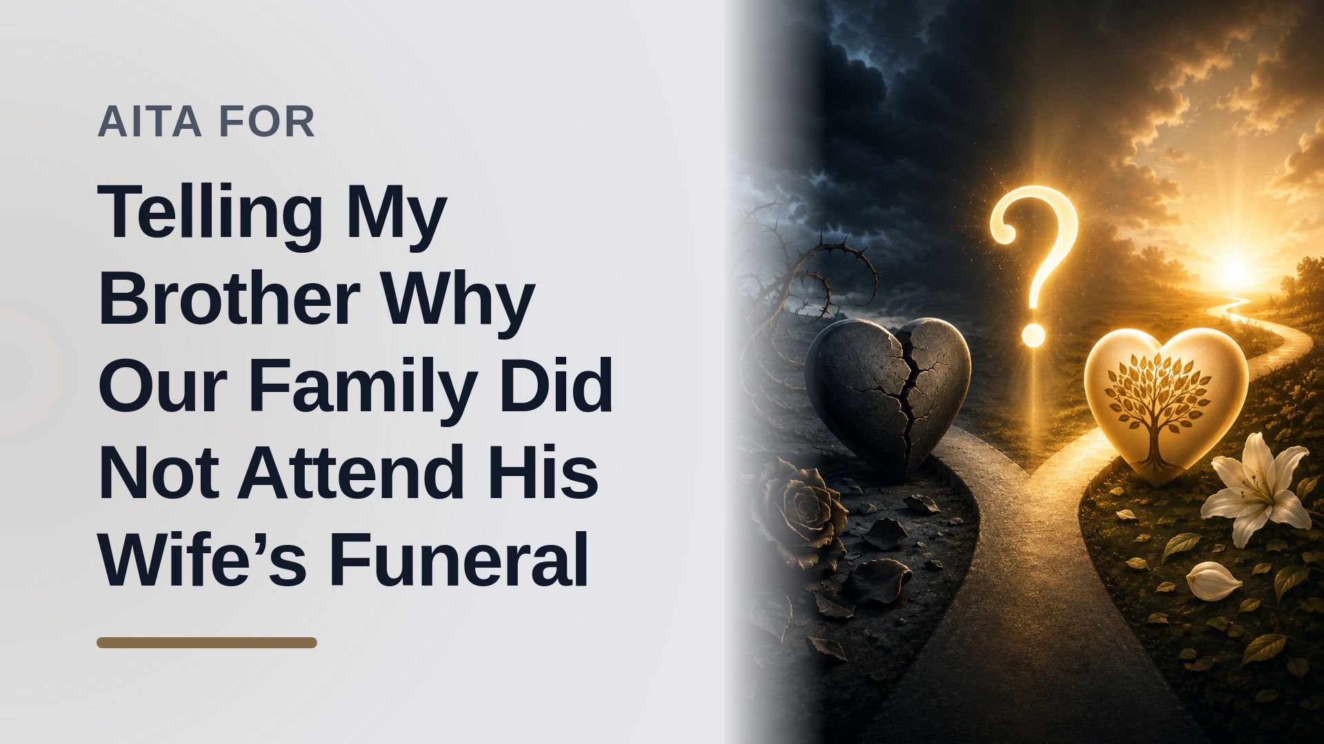The Grieving Brother Who Dropped a Devastating Truth Bomb on a Delusional Widower