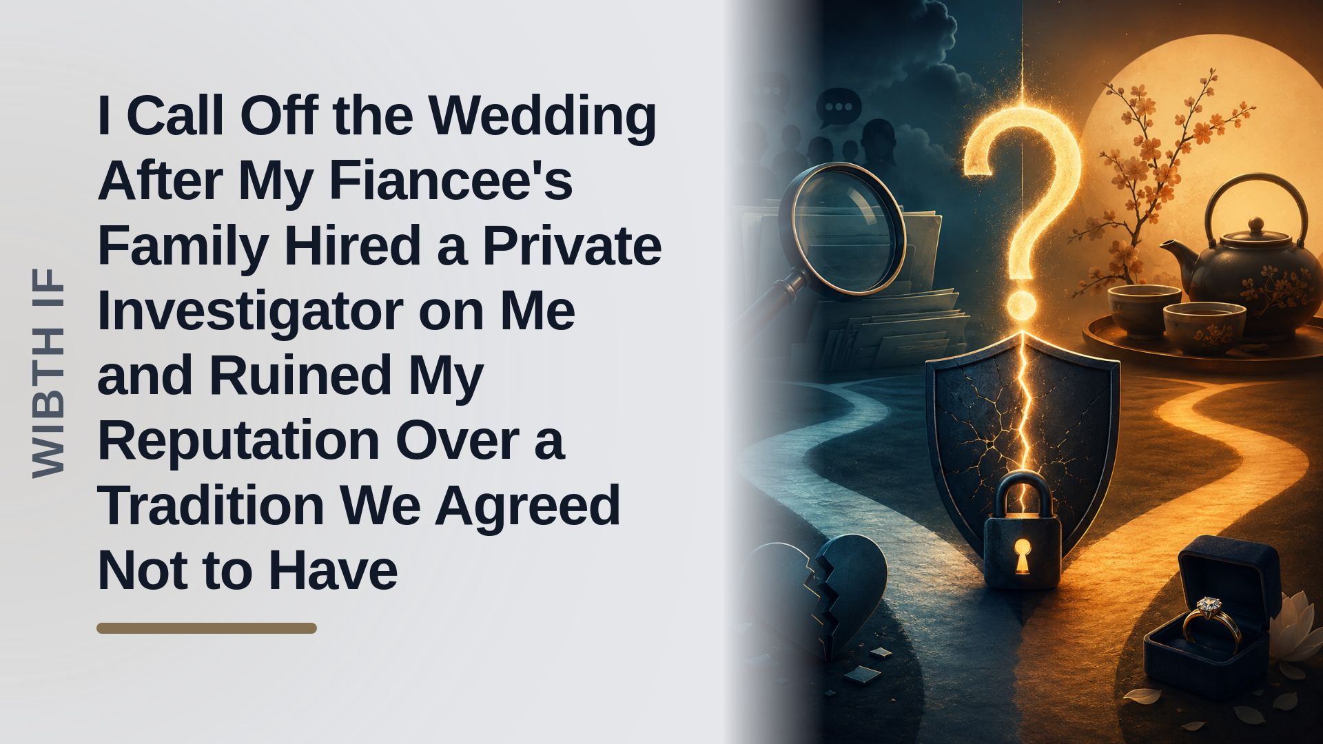The Boundary-Setting Groom Who Faced Down His Soon-To-Be In-Laws After They Hired a Private Investigator Over a Cup of Tea