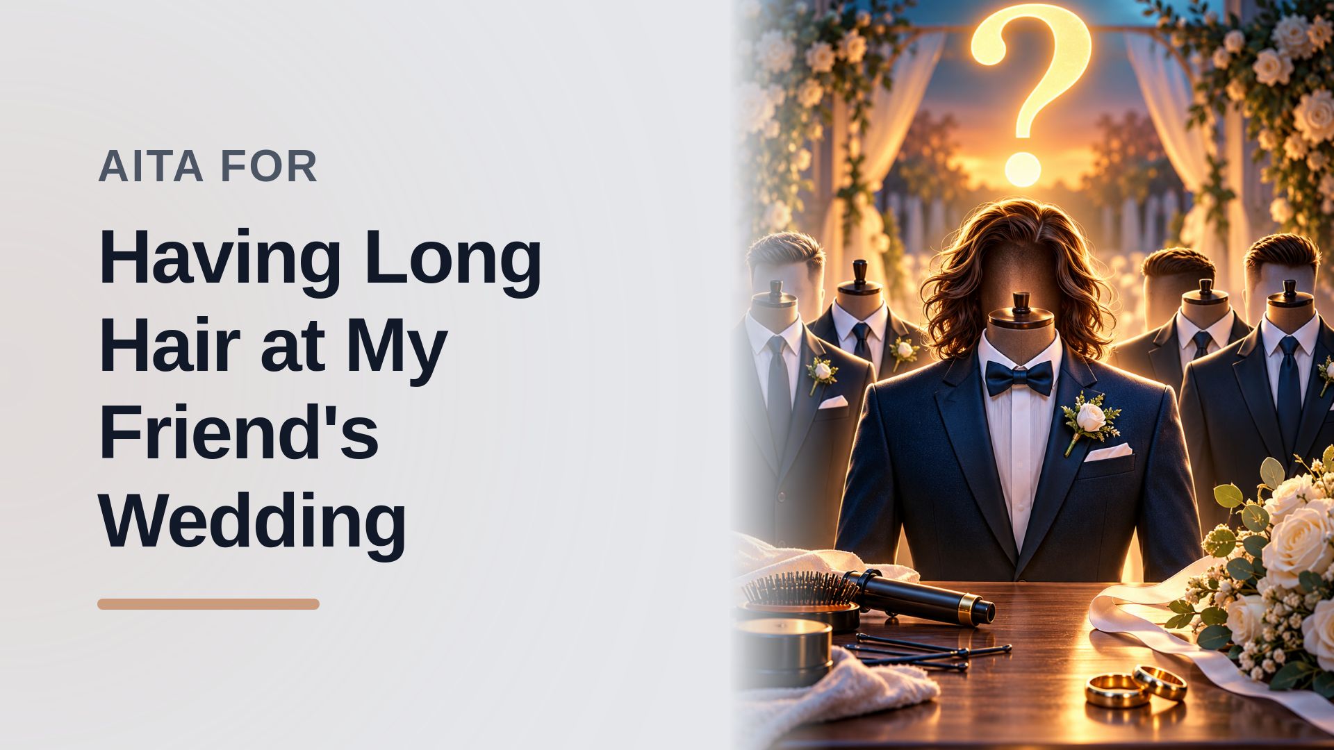 The Loyal Groomsman Who Dared to Keep His Hair Long Against a Micromanaging Bride