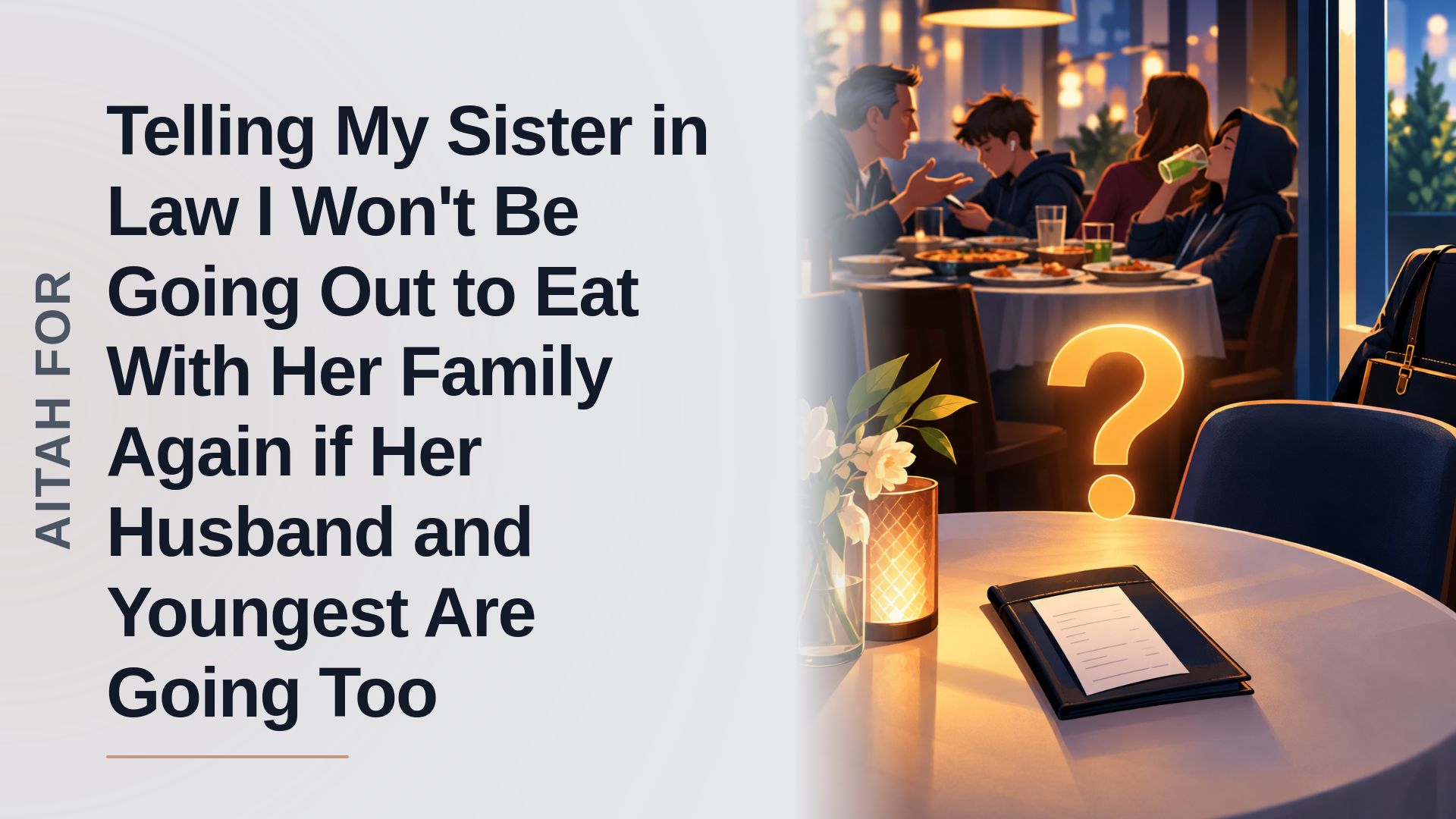 The Grounded In-Law Who Walked Out On A Horrendously Entitled Restaurant Menace
