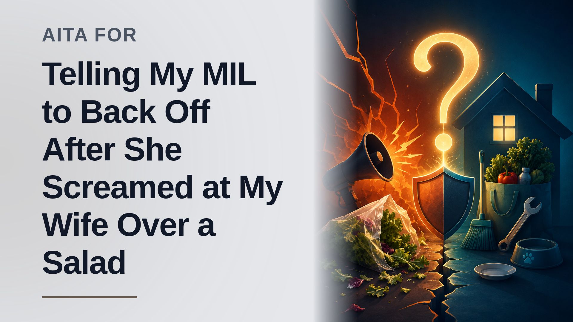 The White Knight Husband Who Finally Snapped Against His Unhinged Landlord Mother-in-Law Over a Bag of Kale