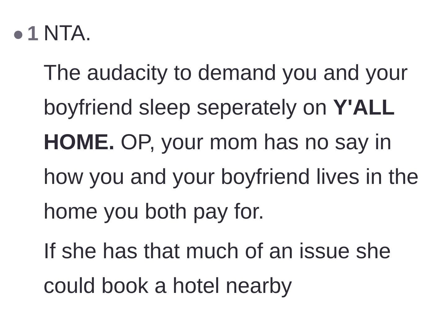 Comment thread 6 - Pure outrage over a guest trying to kick a host out of their own bed.