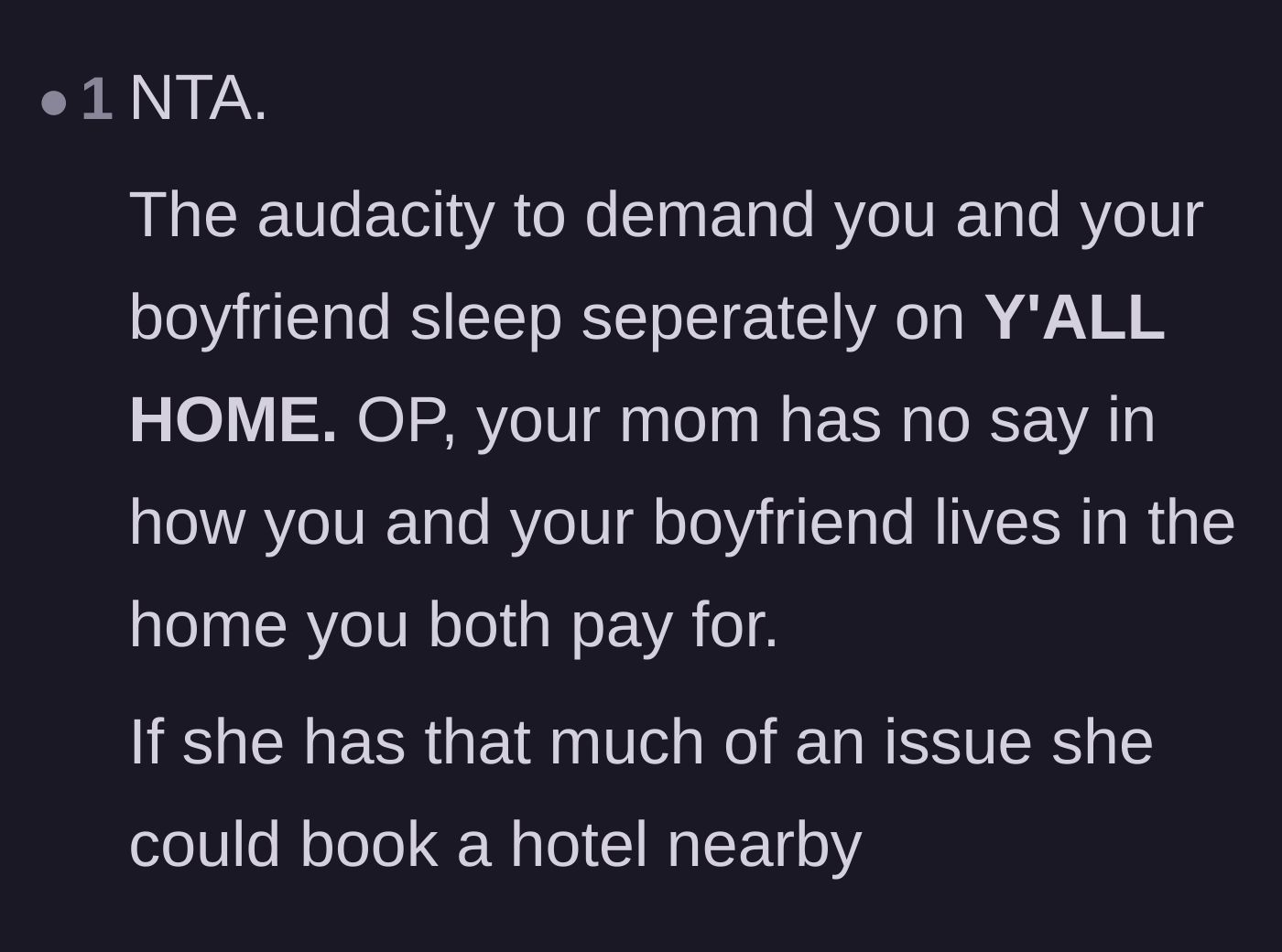 Comment thread 6 - Pure outrage over a guest trying to kick a host out of their own bed.