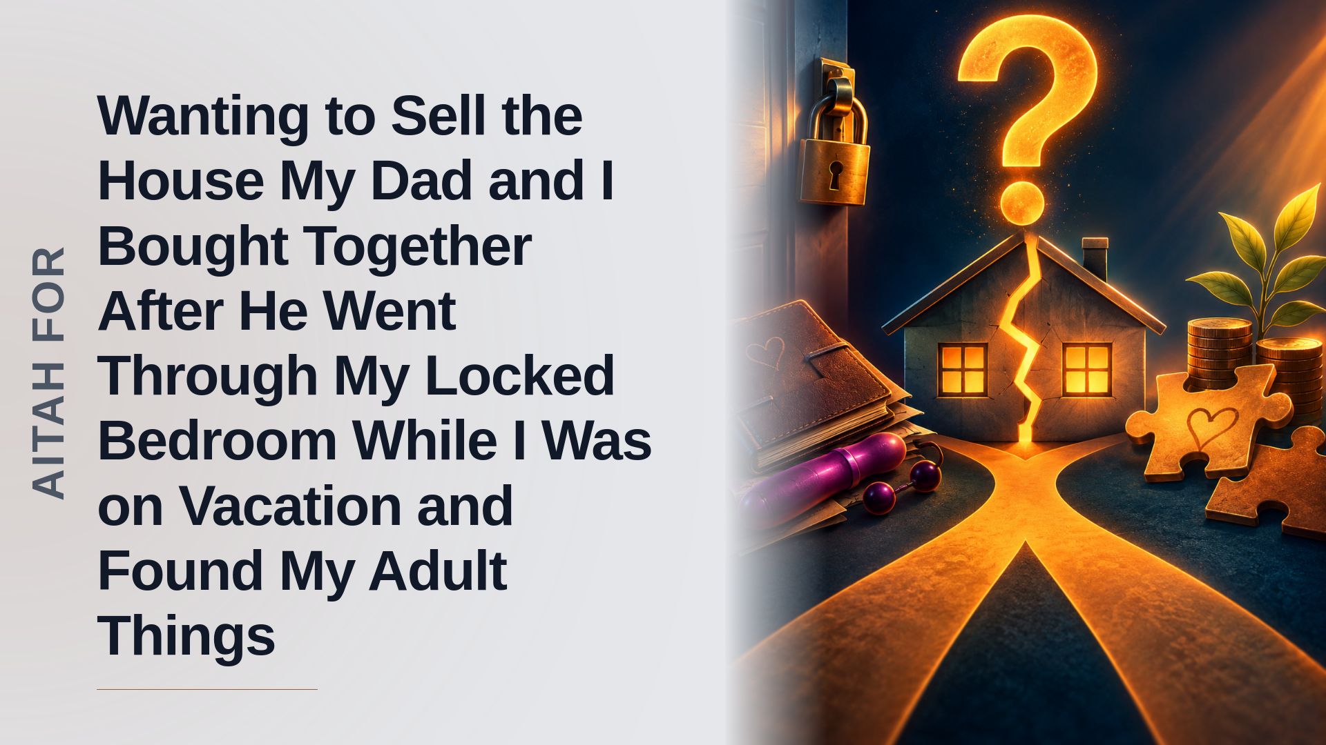 The Independent Daughter Who Decided to Sell the House Because Her Snooping Father Couldn't Respect A Locked Door