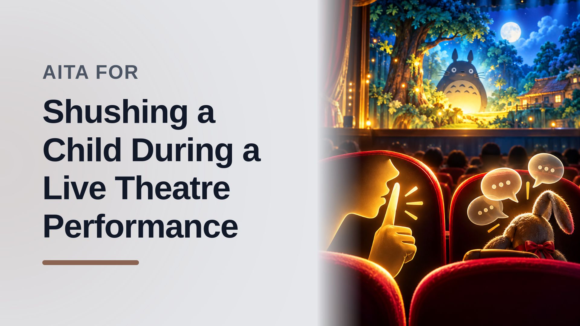 The Innocent Theatre-Goers Who Dared To 'Shush' Against The Ultimate Entitled Stage Mom