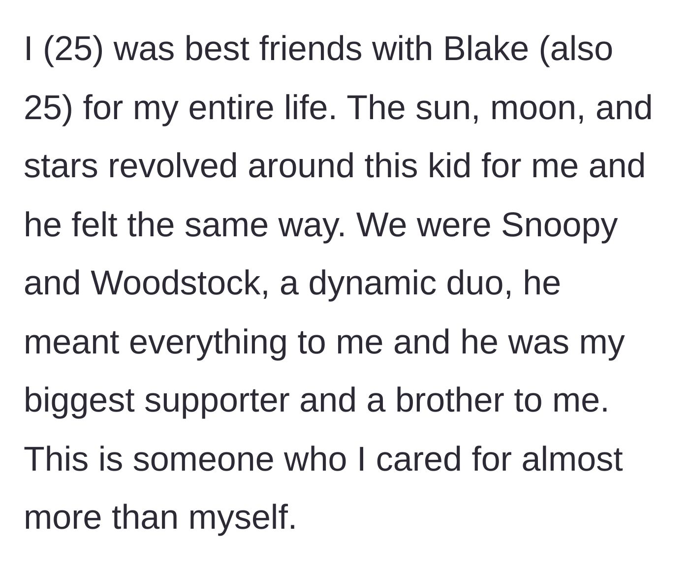 Story part 1 - Two inseparable childhood best friends, bound by profound loyalty and love.