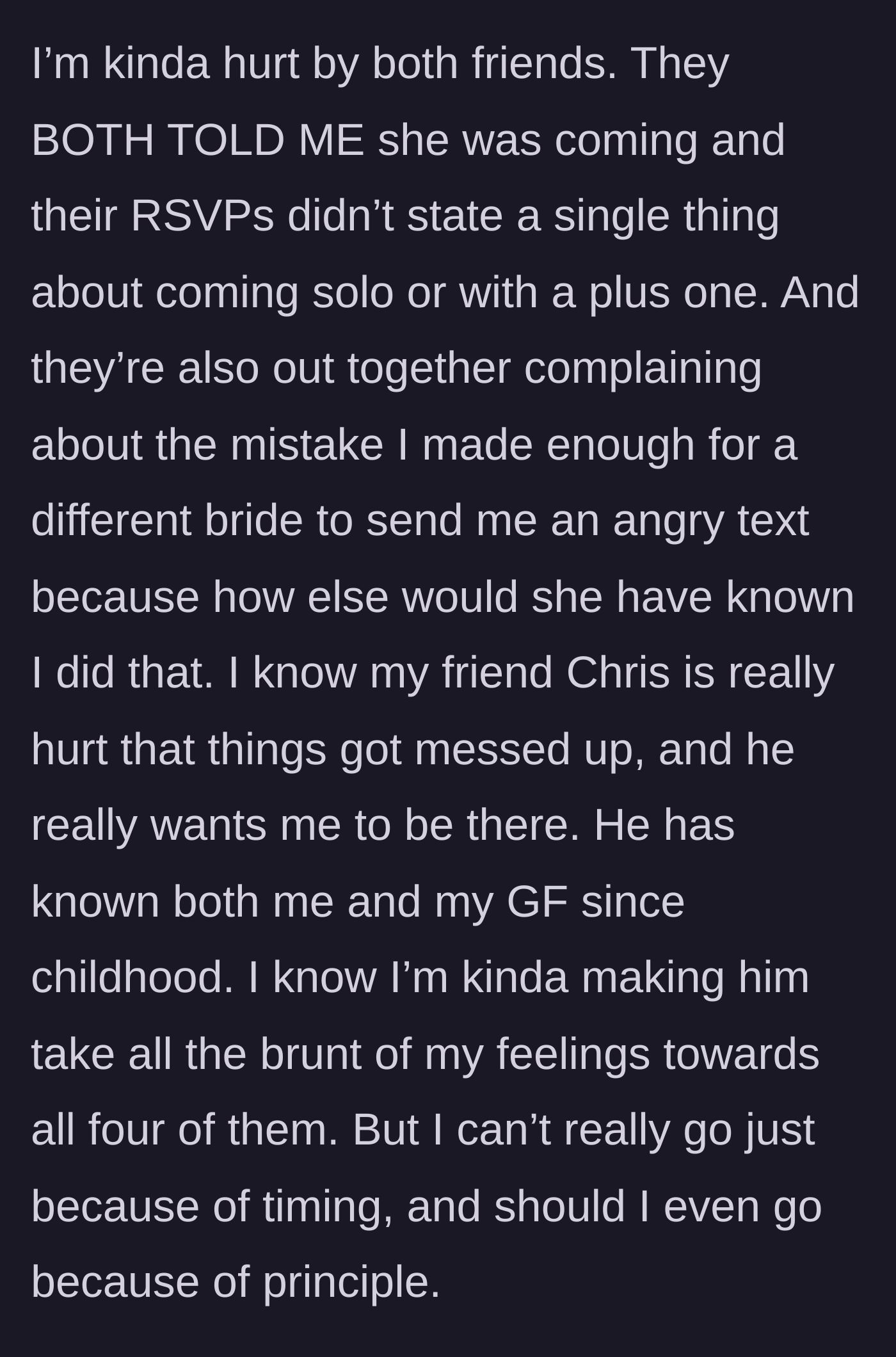Story part 8 - A deeply conflicted man rubbing his temples, grieving the loss of two childhood friendships.